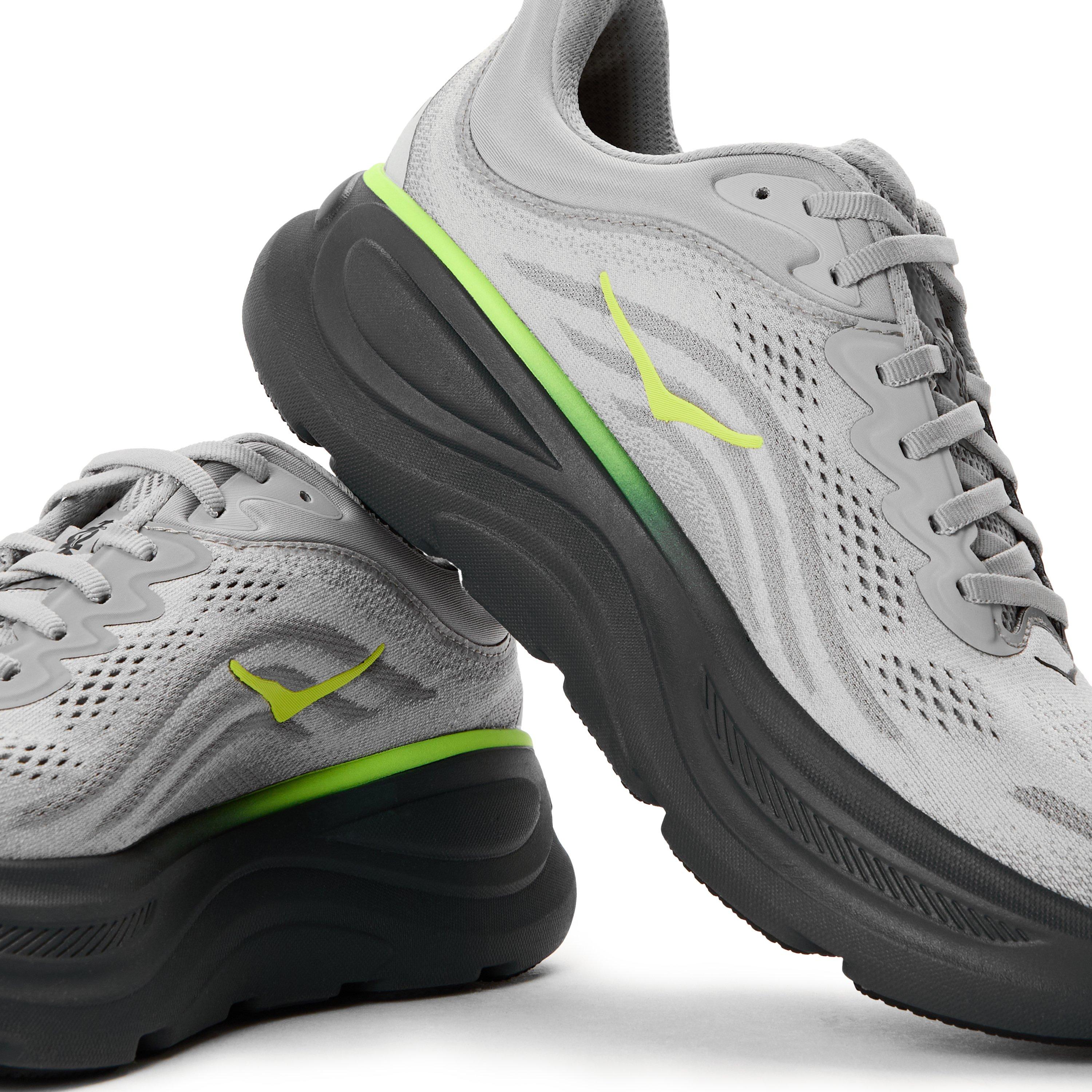 Stardust/Outer - Hoka - Men's Bondi Breathable Everyday Neutral Road Running Shoes - 4