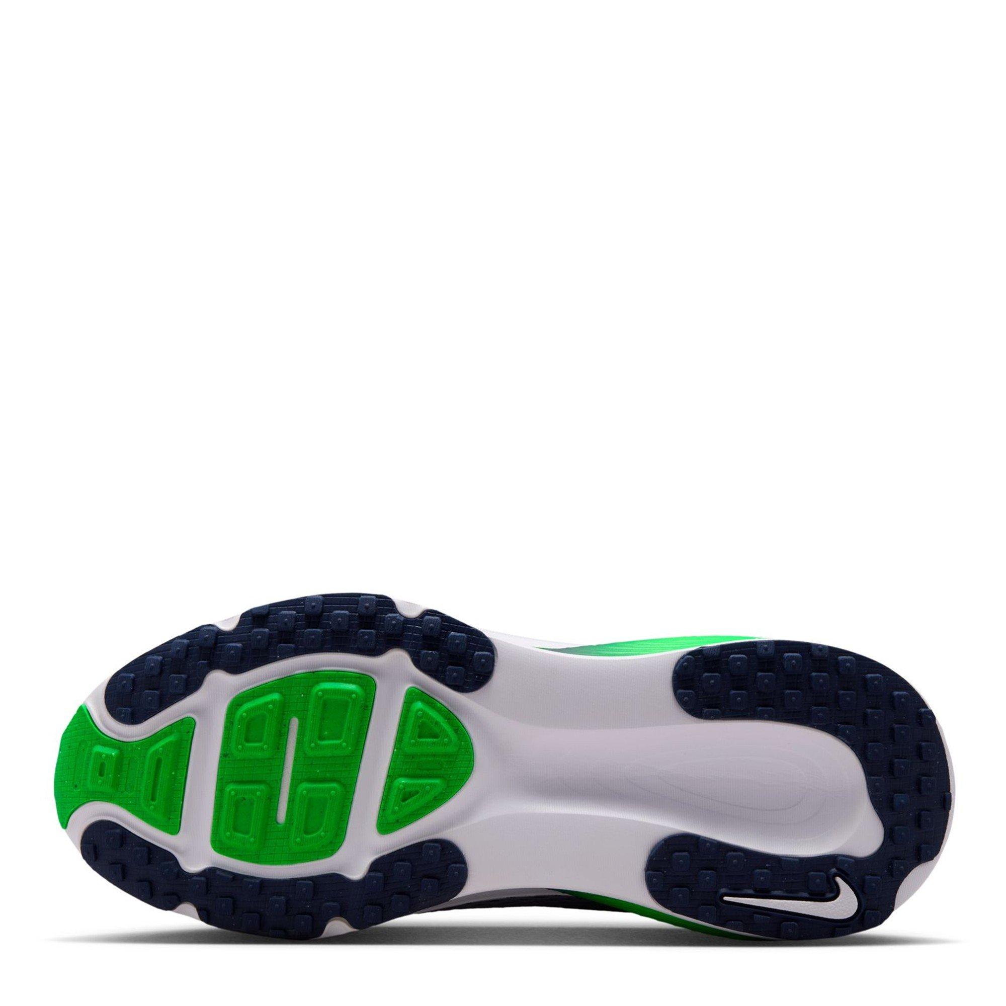 White/Mid Navy - Nike - Unisex Kids' Everyday Running Shoes - 4