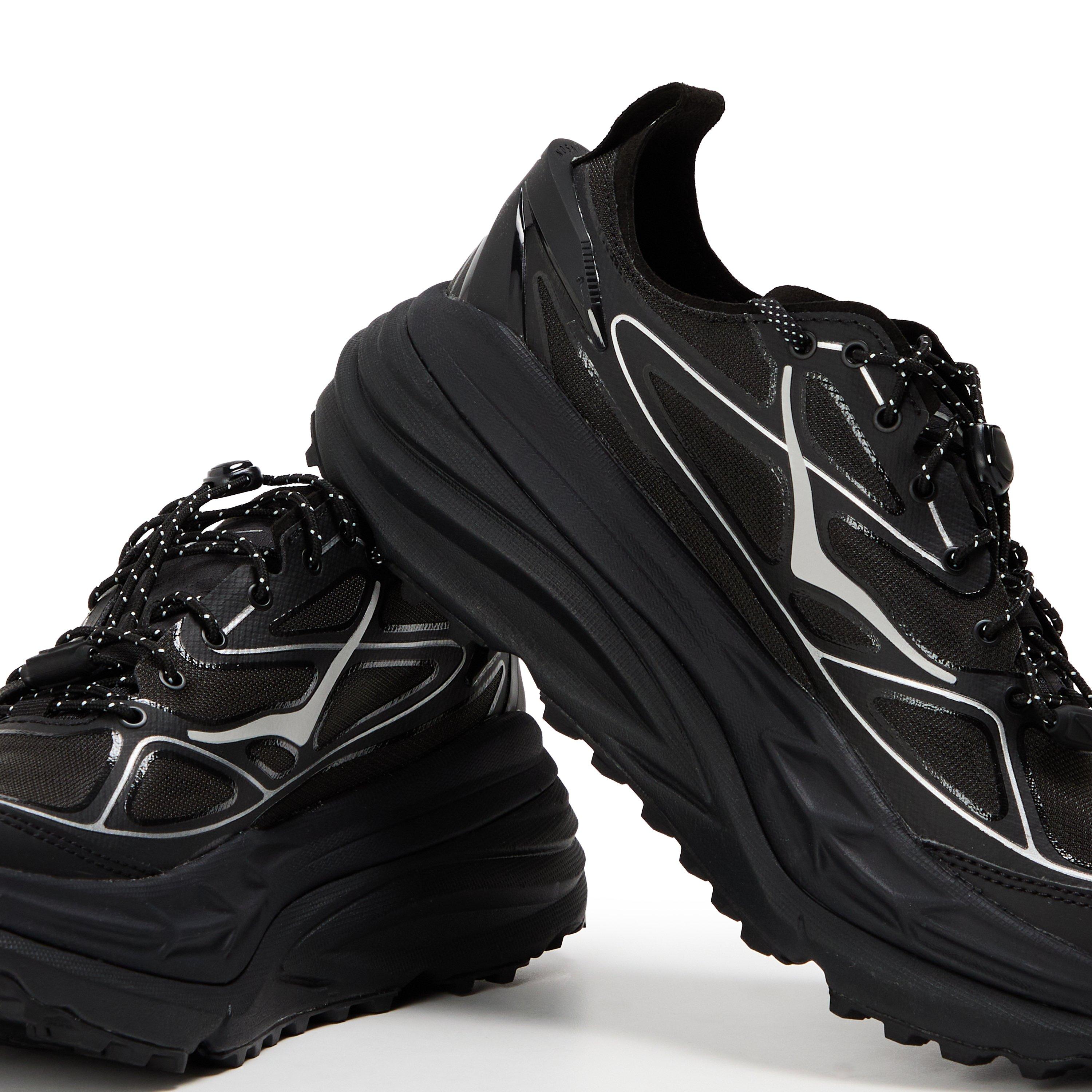 Black Silver - Hoka - Women's Stinson One Everyday Neutral Road Running Shoes - 3