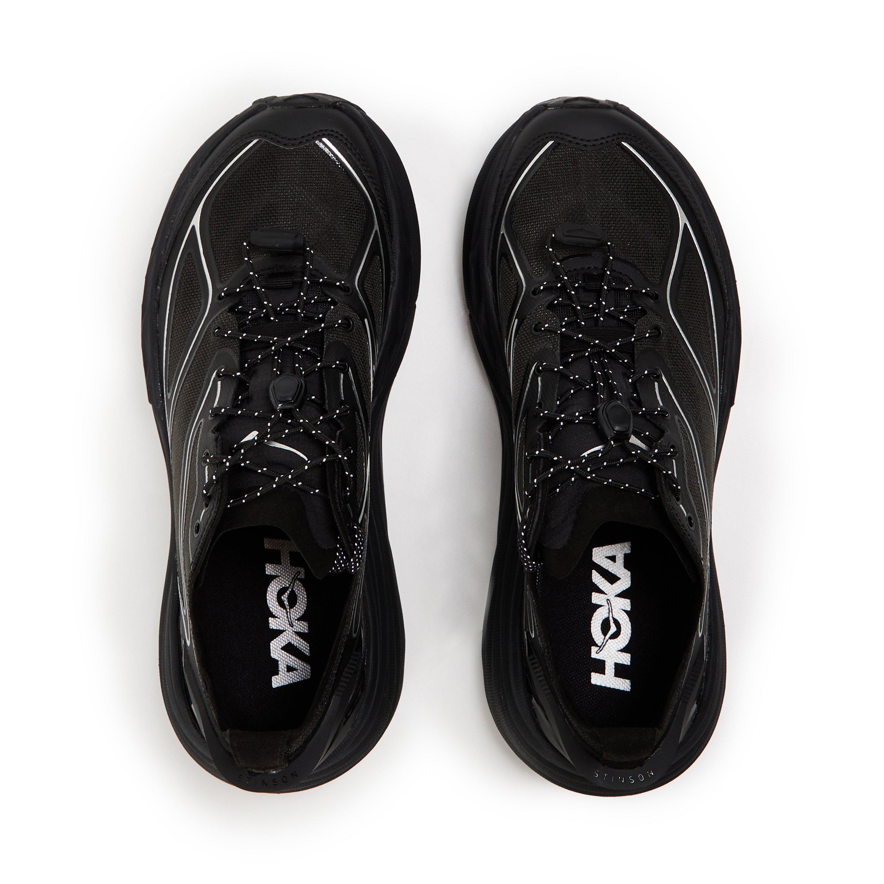 Black Silver - Hoka - Women's Stinson One Everyday Neutral Road Running Shoes - 4