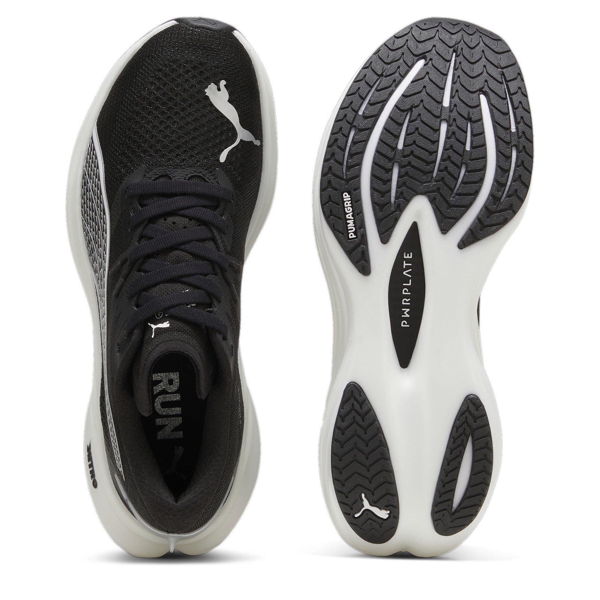 Sort/Hvid - Puma - Deviate Nitro 3 Fade Road Running Shoes Womens - 3