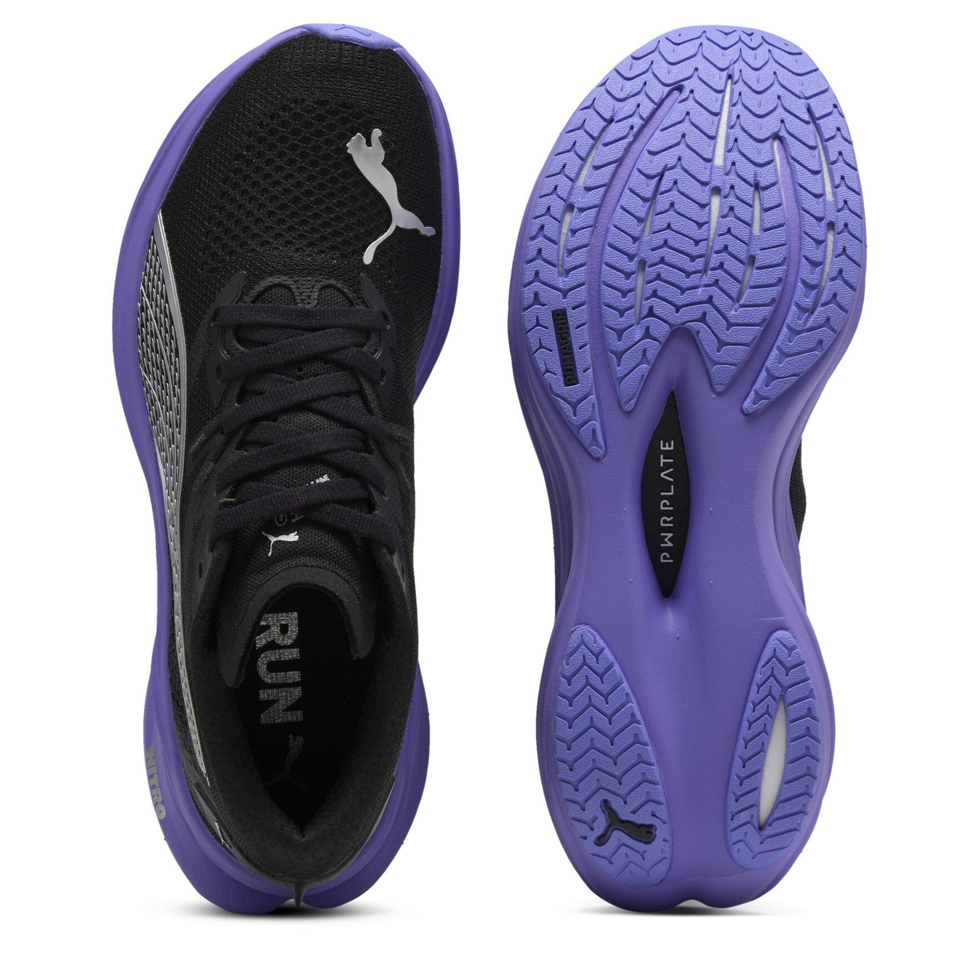 Black-Darkam - Puma - Deviate Nitro 3 Fade Road Running Shoes Womens - 3