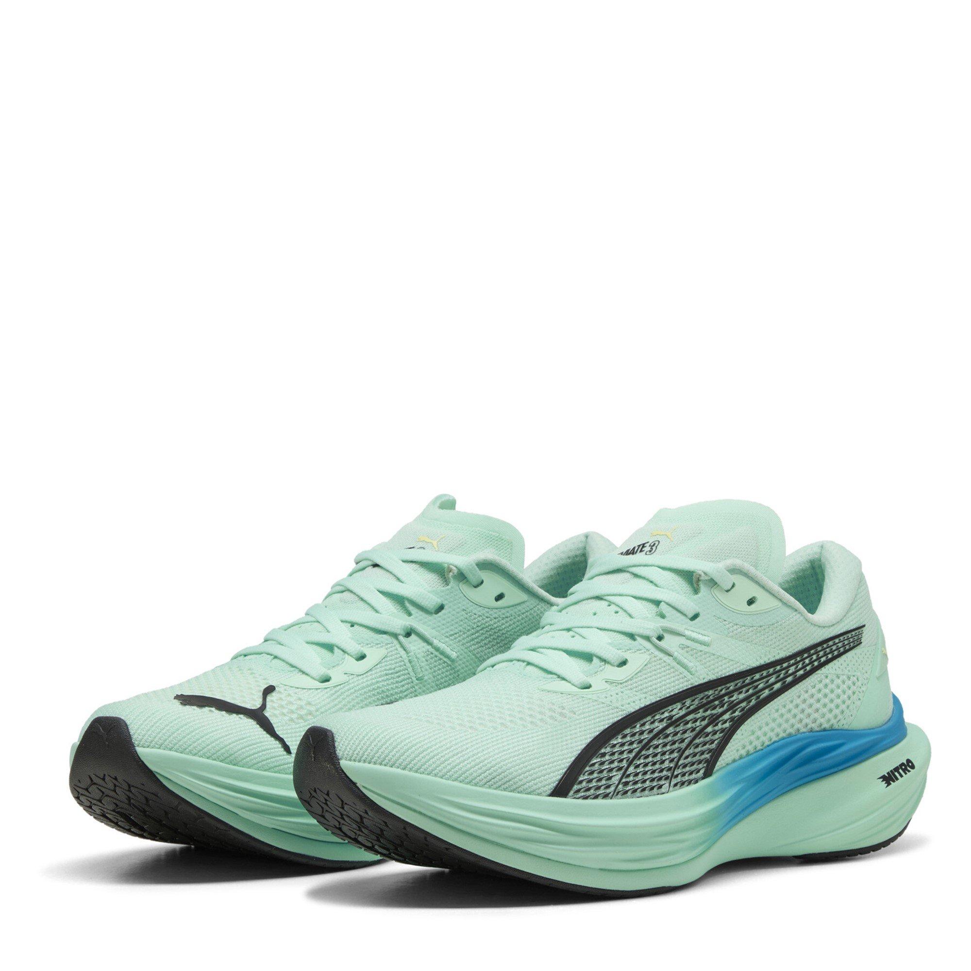 Puma Men's Deviate Nitro 3 Running Shoes - Mint Melt - 11 (46)