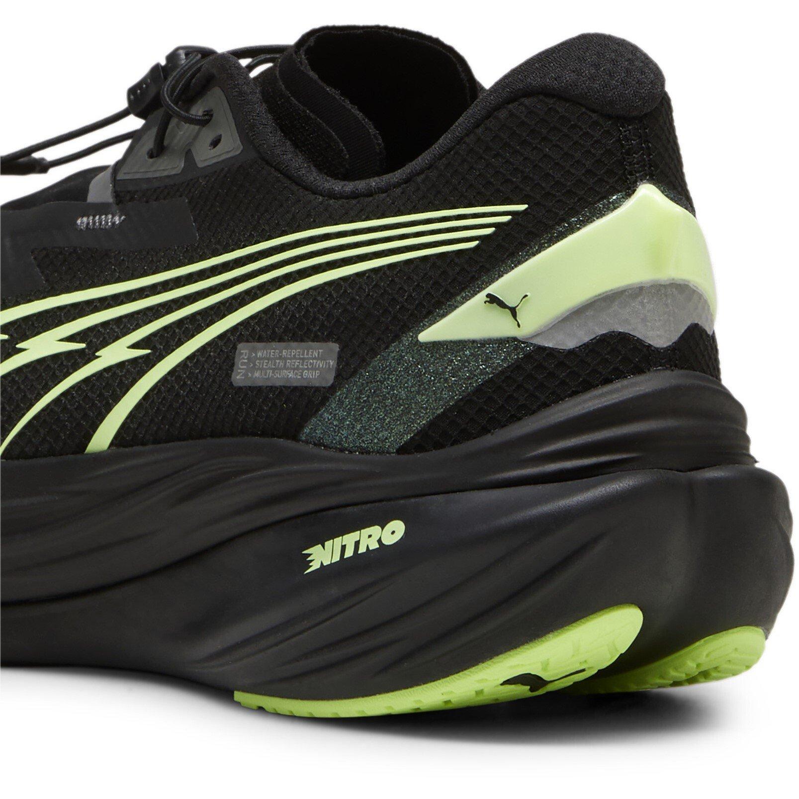 Black/Galatic - Puma - Deviate Nitro Off-Road Trail Running Shoes - 5