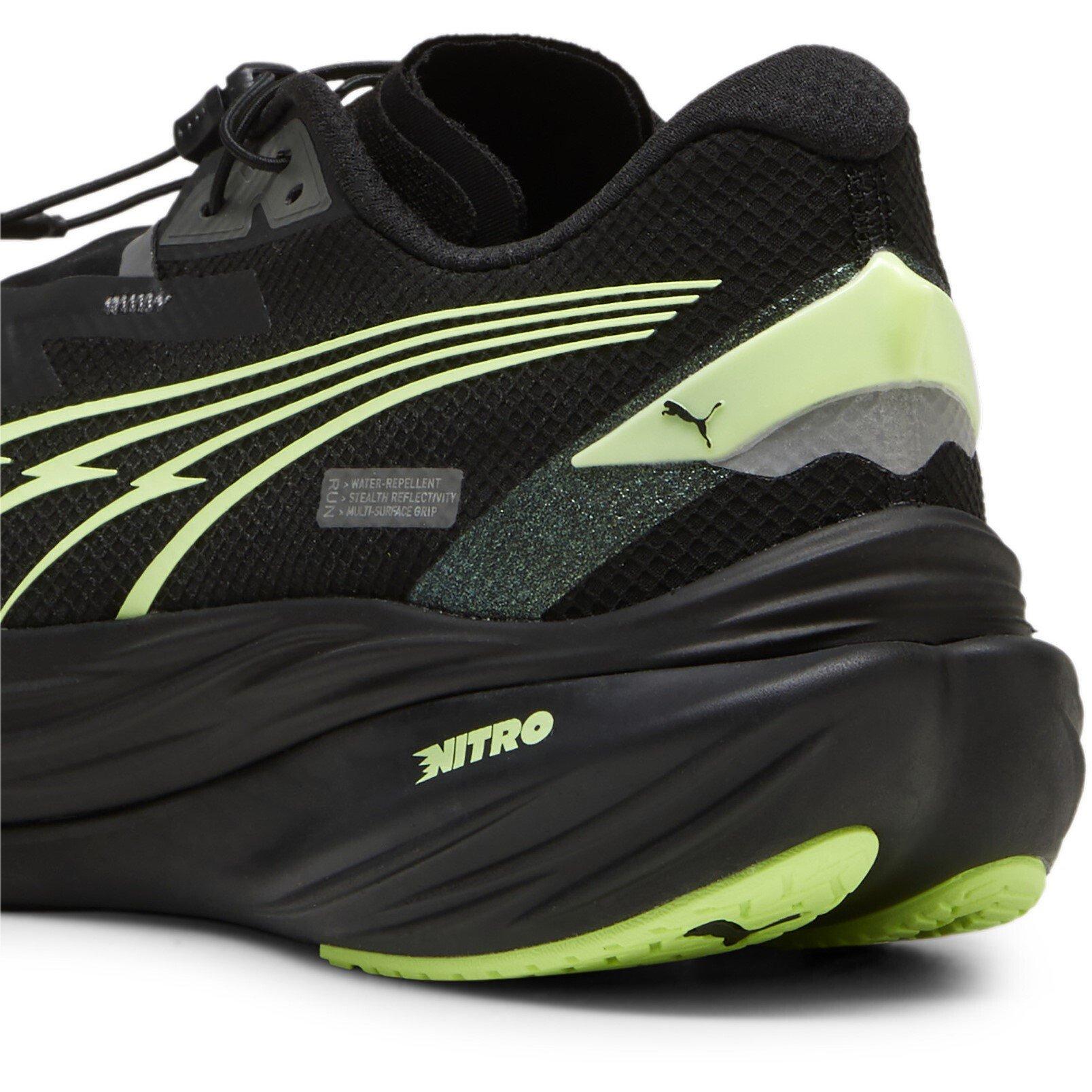 Black and green puma shoes online