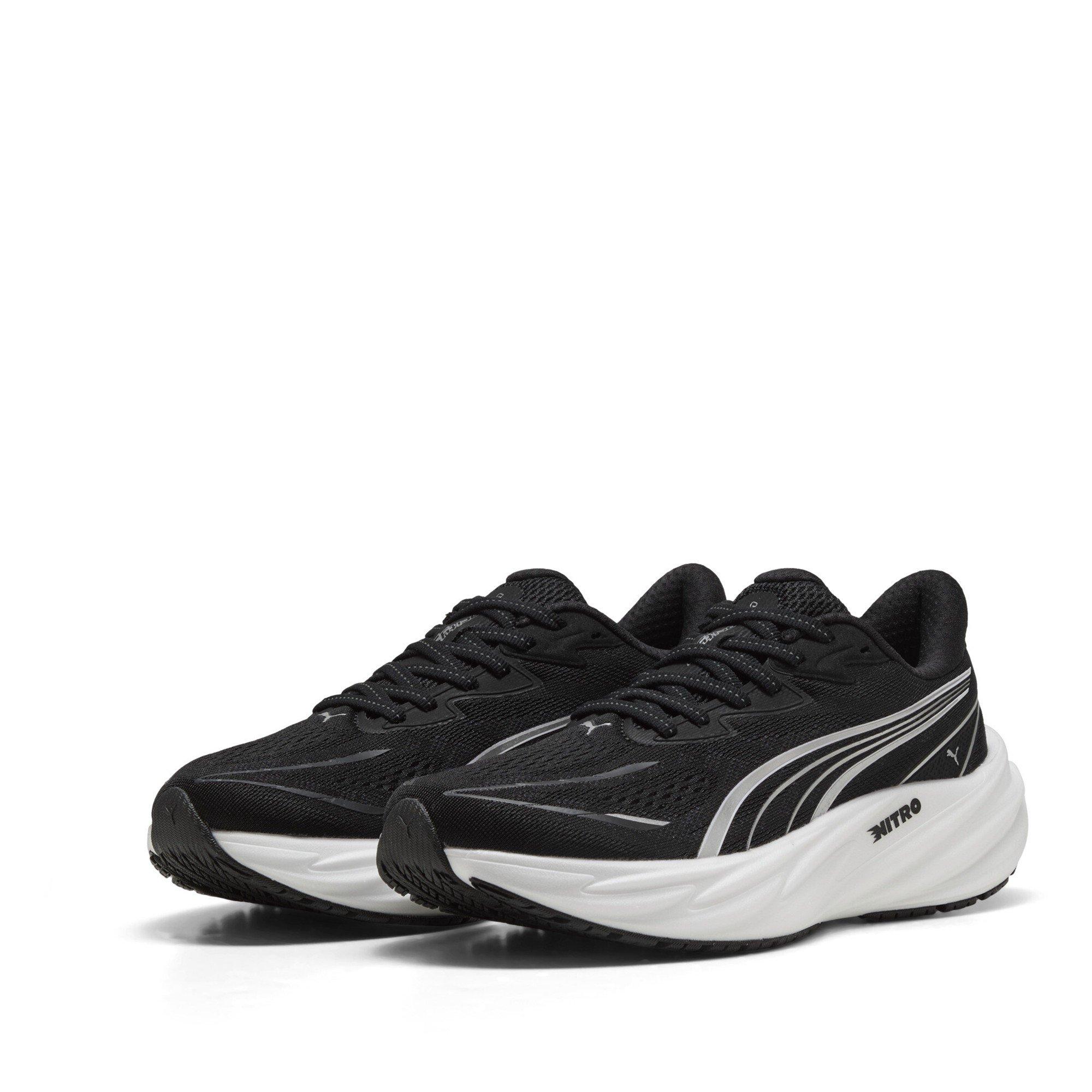 Puma Women's Velocity Nitro 5 Road Running Shoes - Black/White - 6.5 (40)