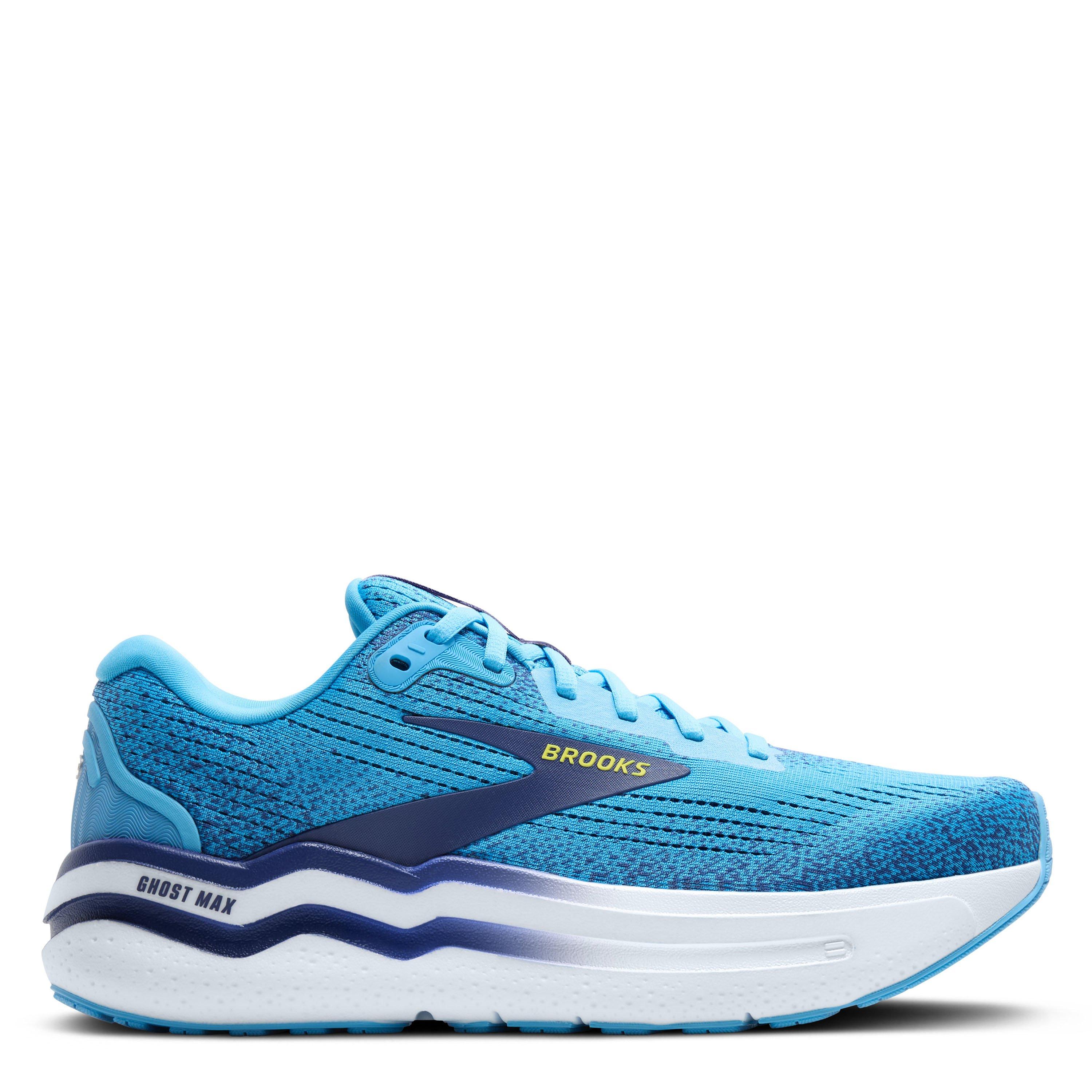 Blue/Yellow - Brooks - Ghost Max 2 Running Shoes Mens - 1