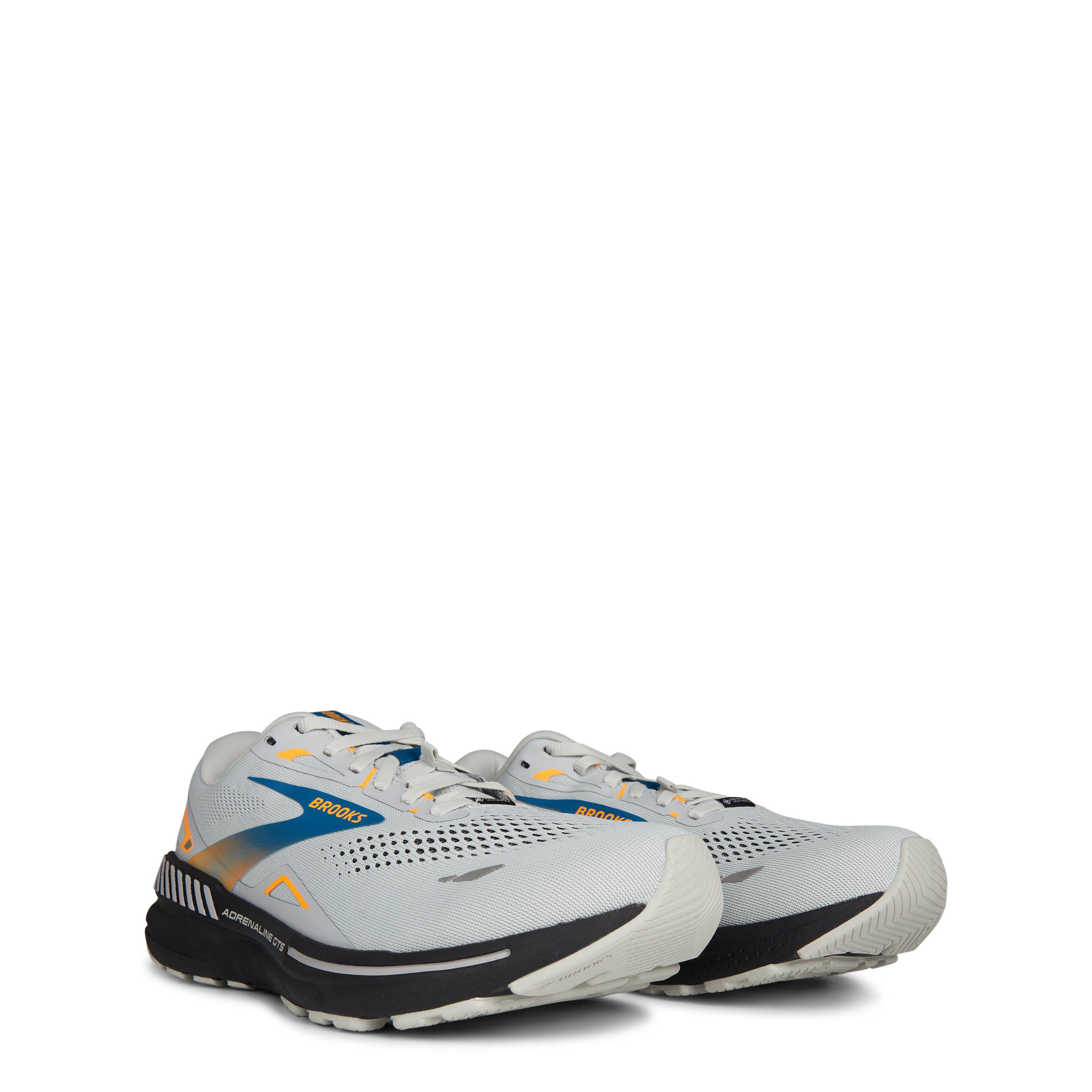 Grey/Black - Brooks - Adrenaline GTS 24 GTX Road Running Shoes Mens - 3
