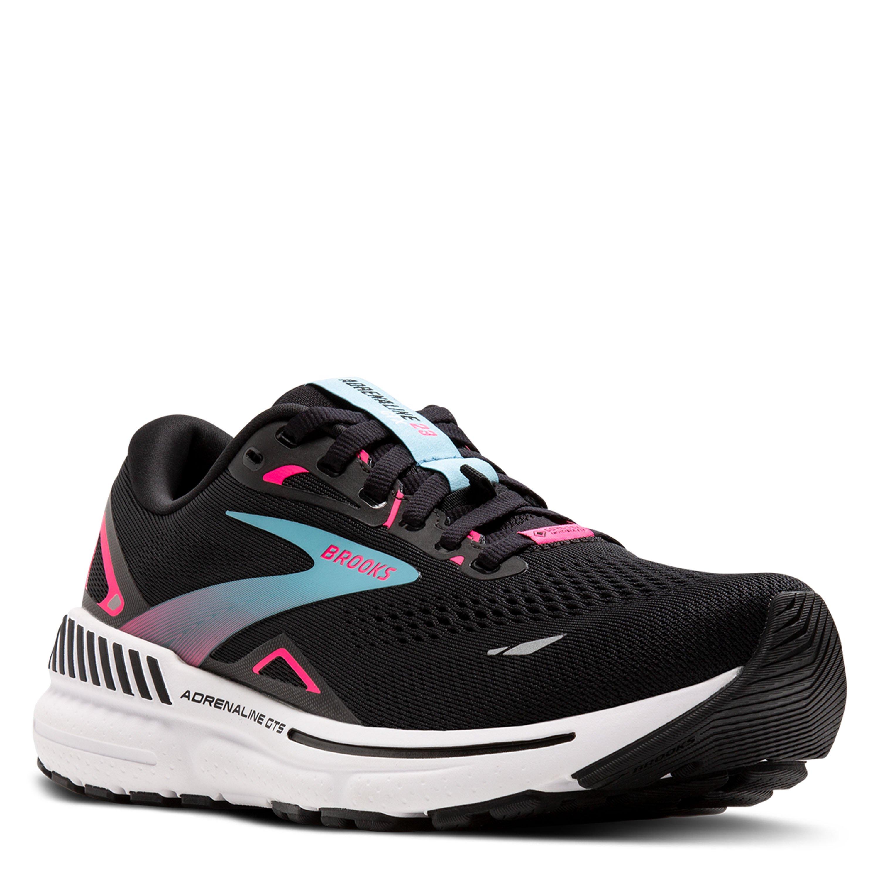 Black - Brooks - Adrenaline GTS 24 GTX Road Running Shoes Womens - 2