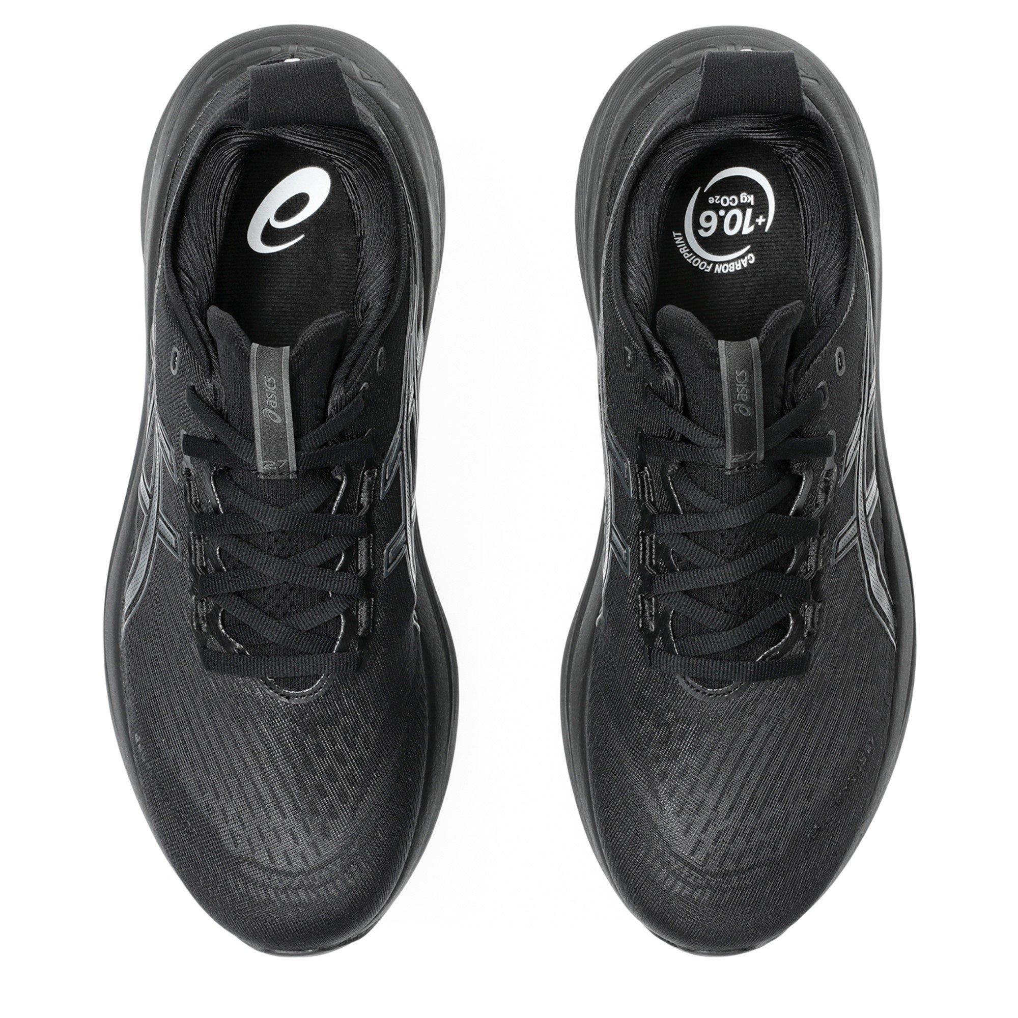 BLACK/GREY - Asics - Gel-Nimbus 27 Mens Running Shoes - 6