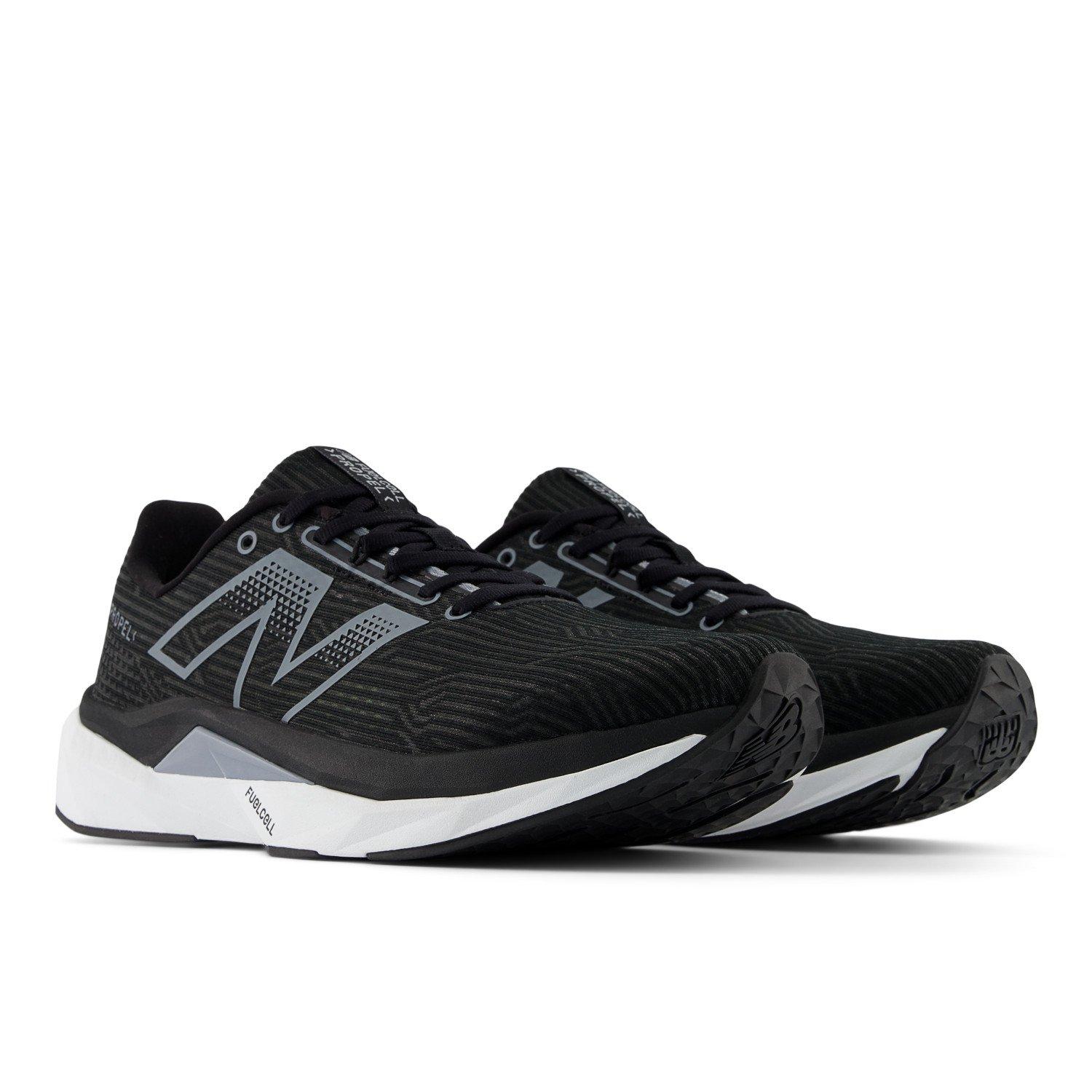 Schwarz/Weiß - New Balance - FuelCell Propel v5 Mens Running Shoes - 4