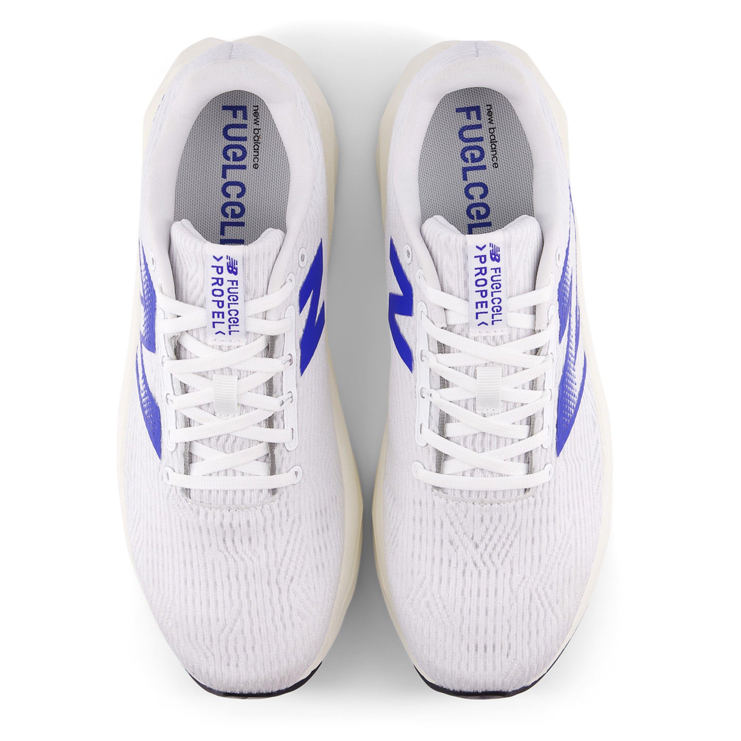 White/Blue - New Balance - FuelCell Propel v5 Running Shoes Mens - 6