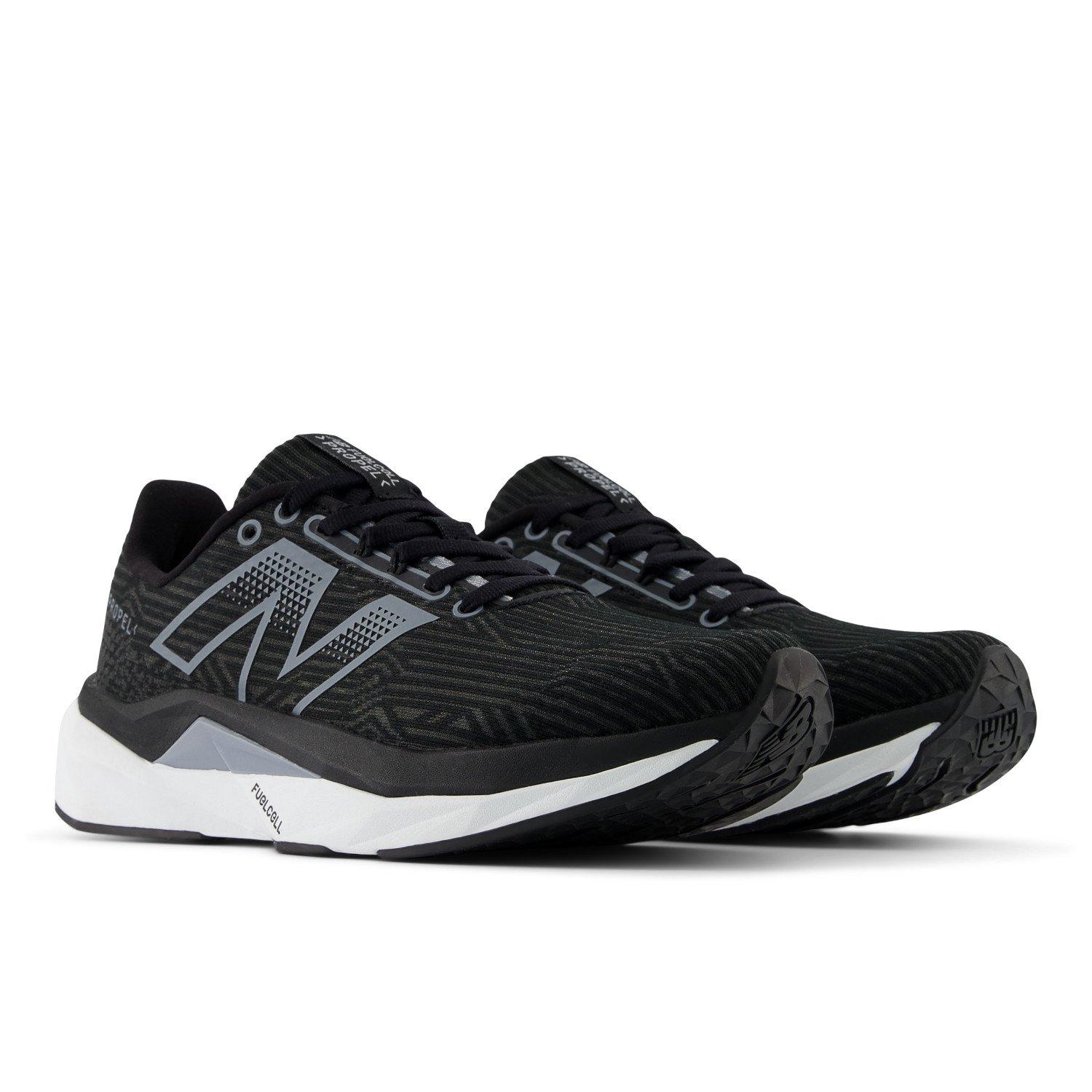 Noir/Blanc - New Balance - Womens FuelCell Propel v5 Running Trainers - 4