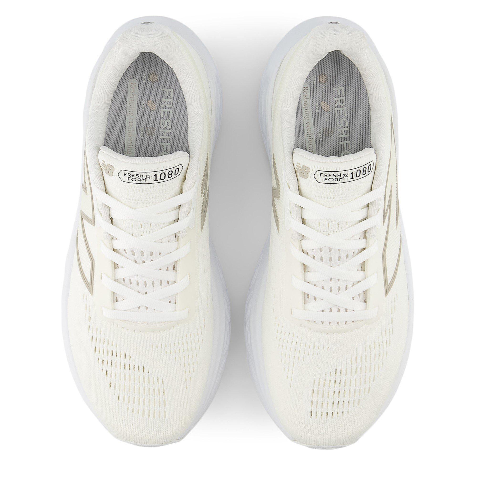 Weiß - New Balance - Fresh Foam X 1080 v14 Womens Running Shoes - 3