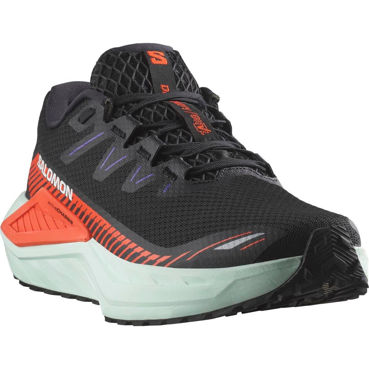 Black/Red - Salomon - DRX GRVL Trail Running Shoes - 2