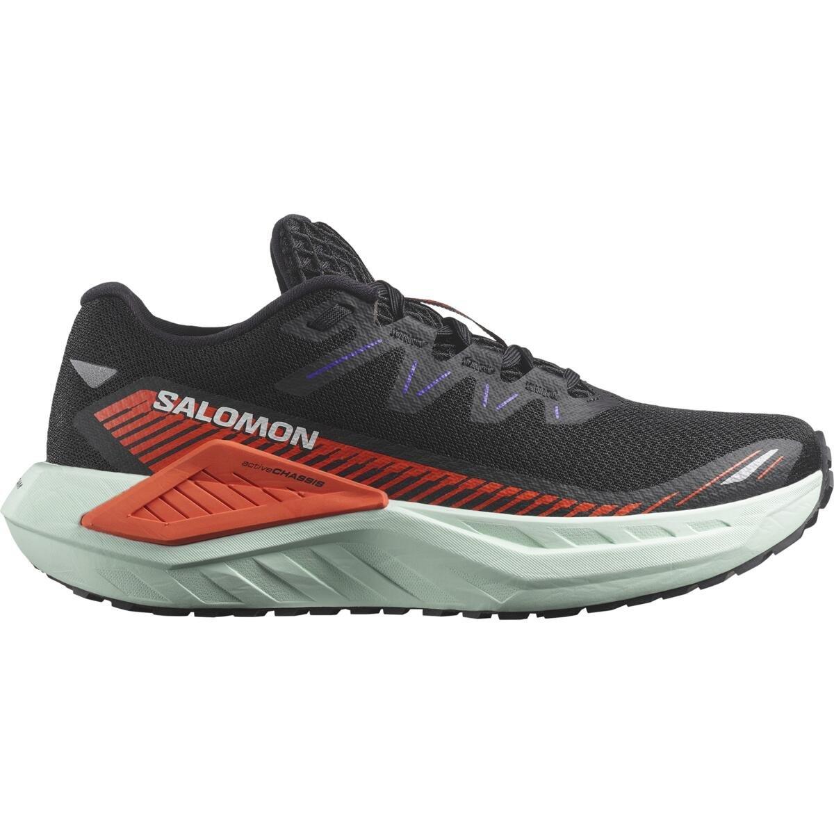 Black/Red - Salomon - DRX GRVL Trail Running Shoes - 6