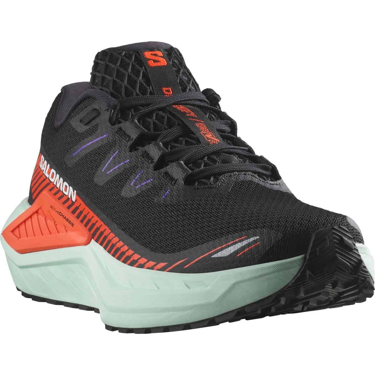 Black/Red - Salomon - DRX GRVL Trail Running Shoes - 7