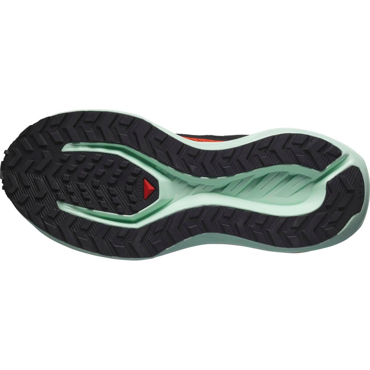 Black/Red - Salomon - DRX GRVL Trail Running Shoes - 10