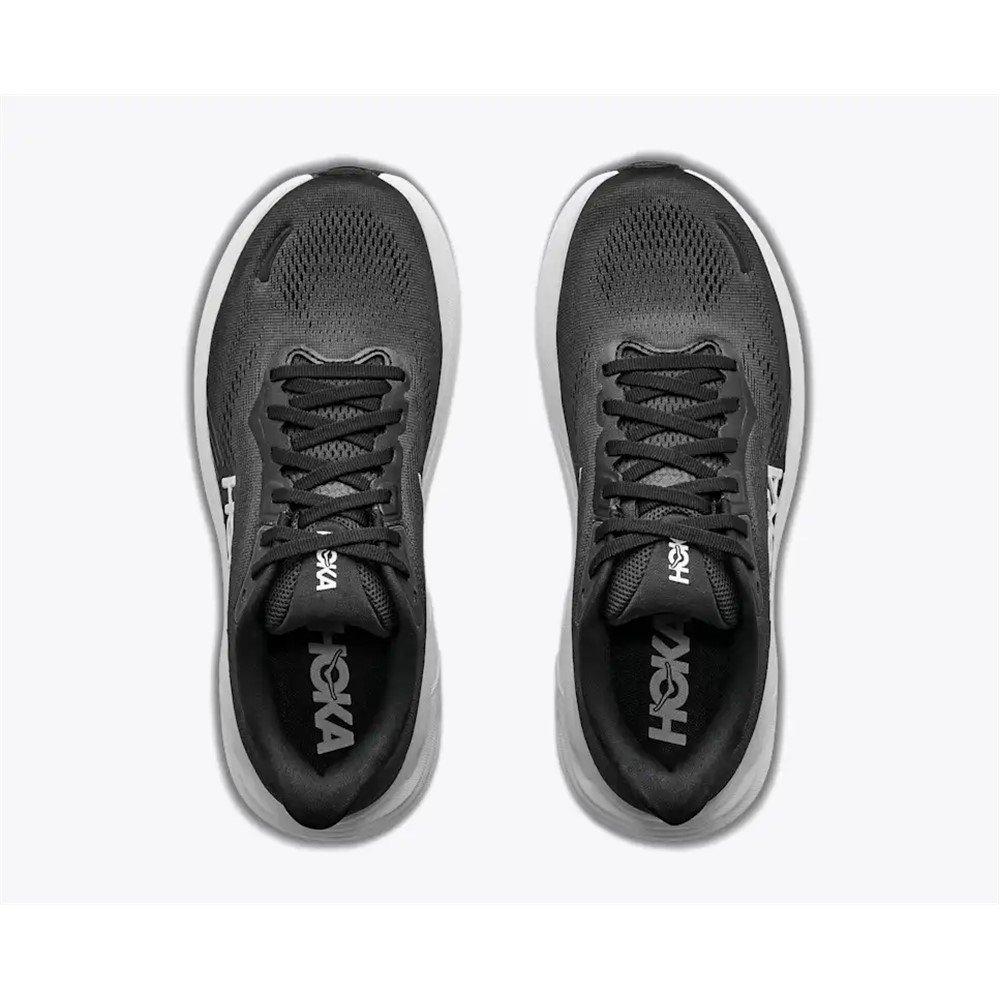 Black/White - Hoka - Men's Clifton 11 Road Running Shoes - 2