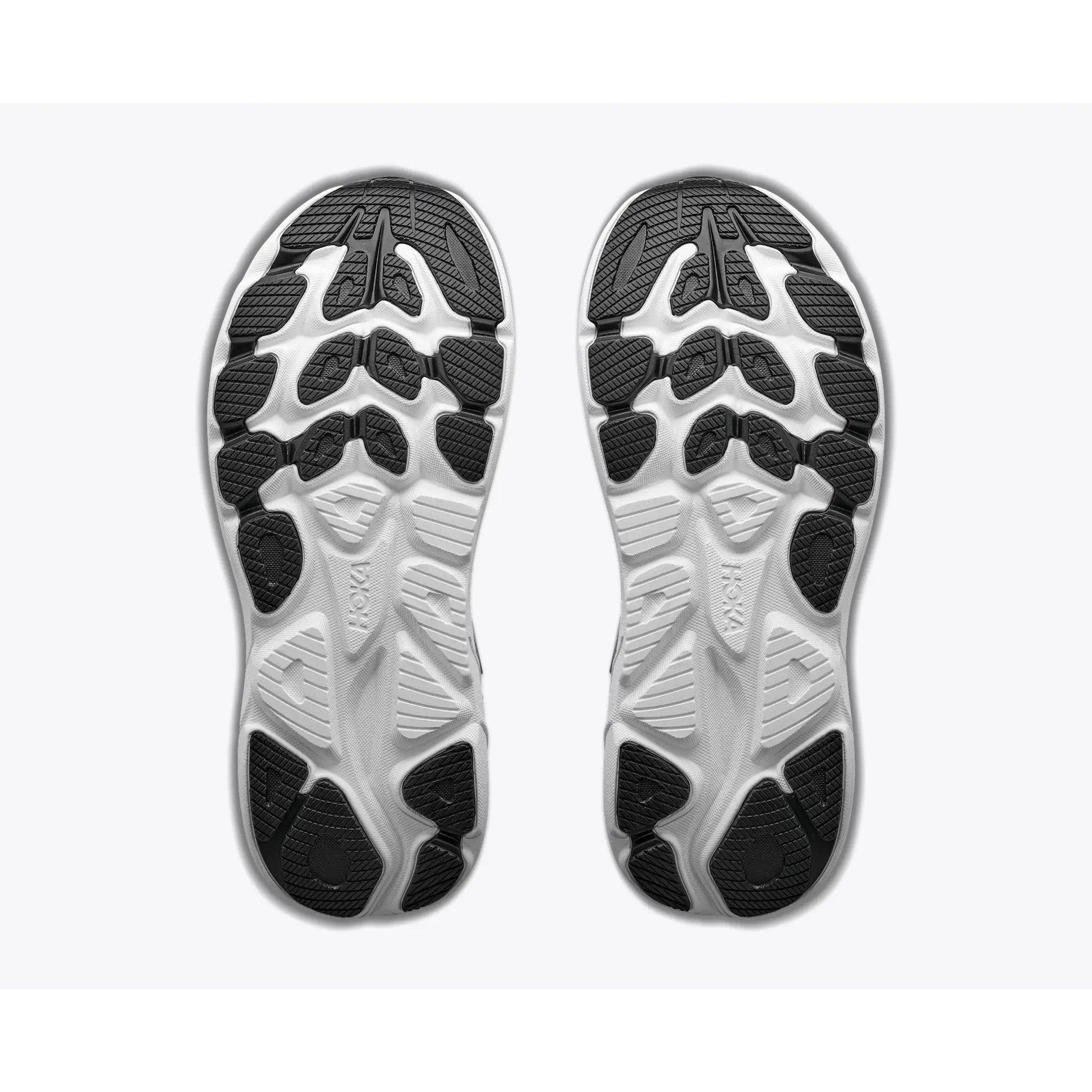 Black/White - Hoka - Men's Clifton 11 Road Running Shoes - 7