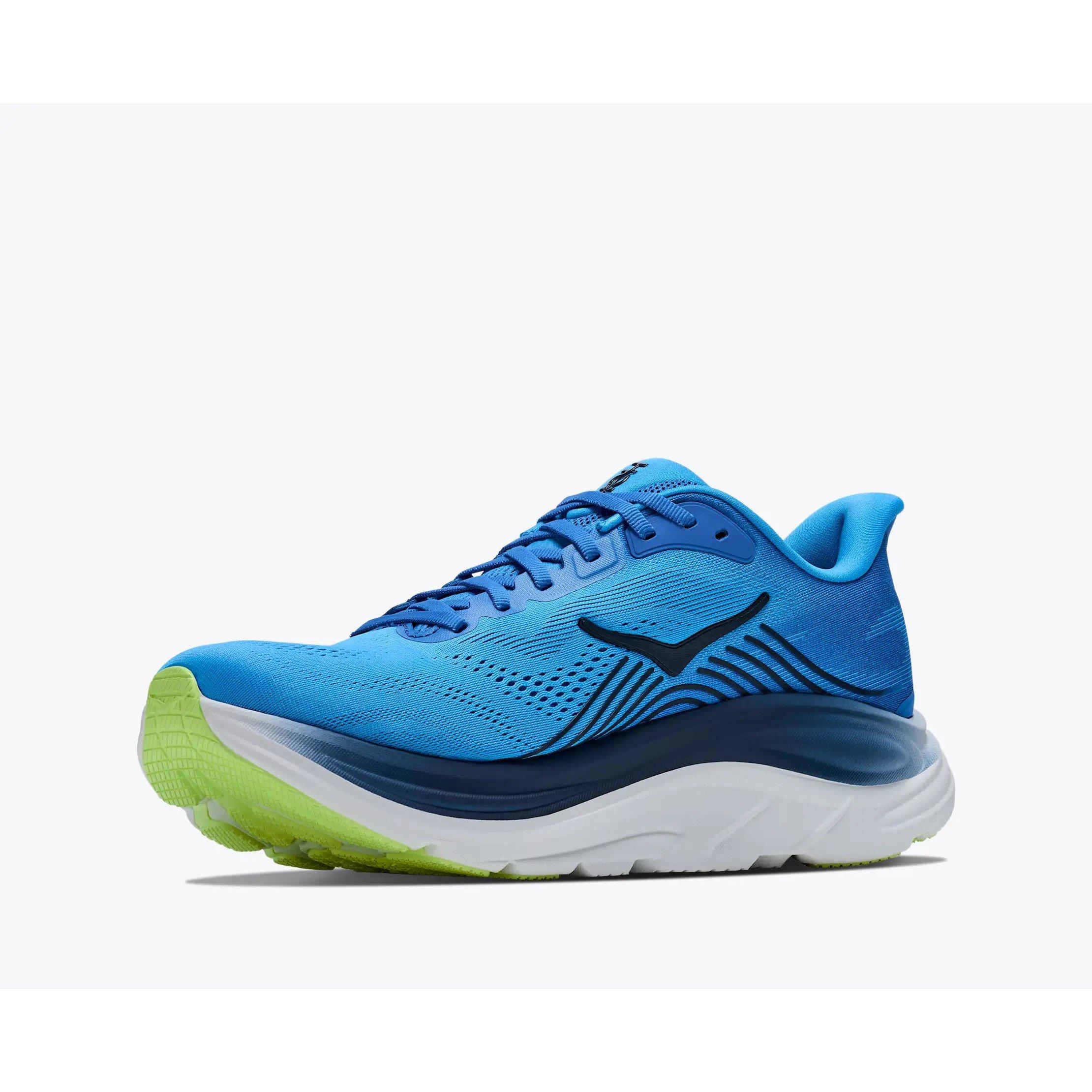 Blue/Cobalt - Hoka - Men's Clifton 11 Road Running Shoes - 3