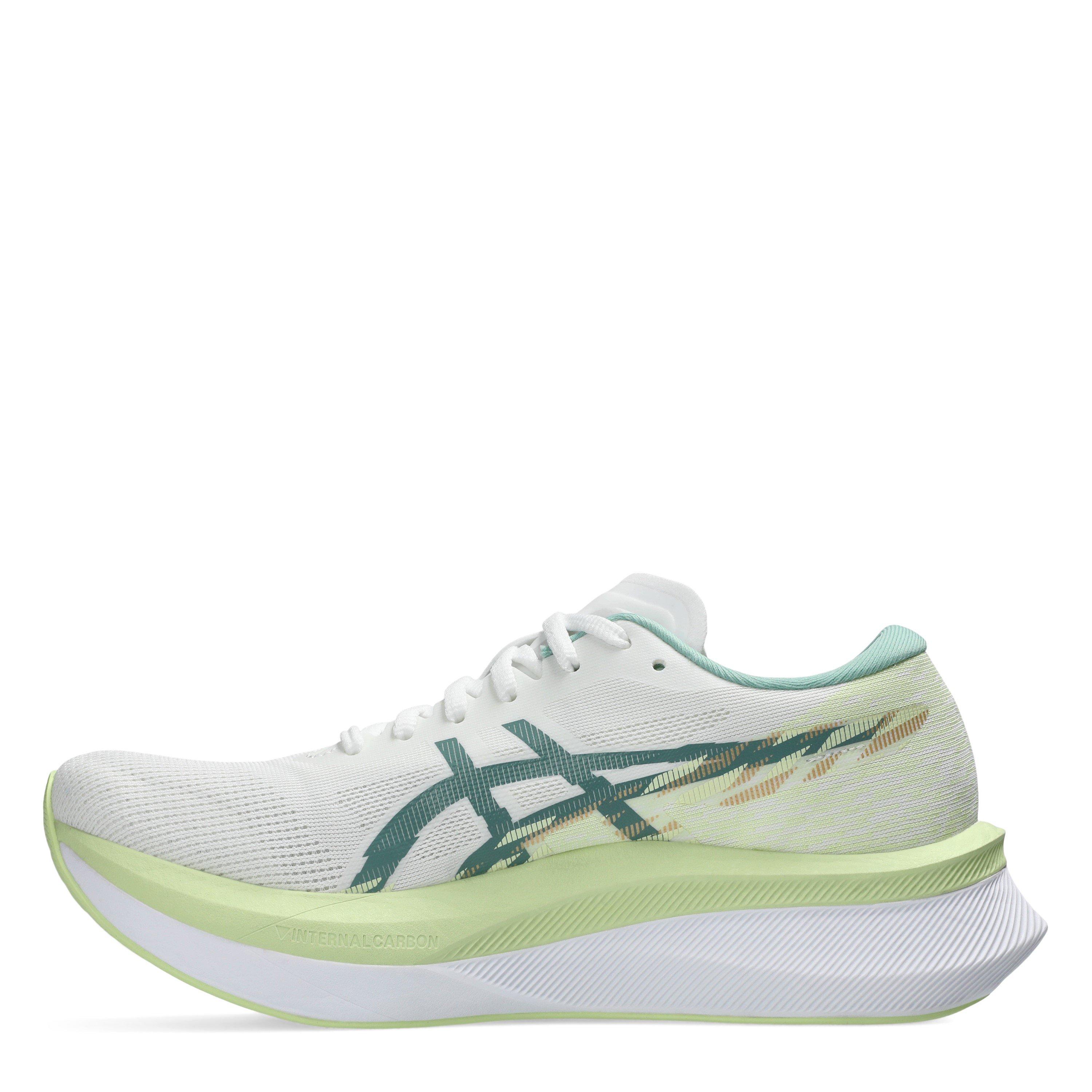 Branco/Celadon - Asics - Magic Speed 4 Trainers Womens - 2