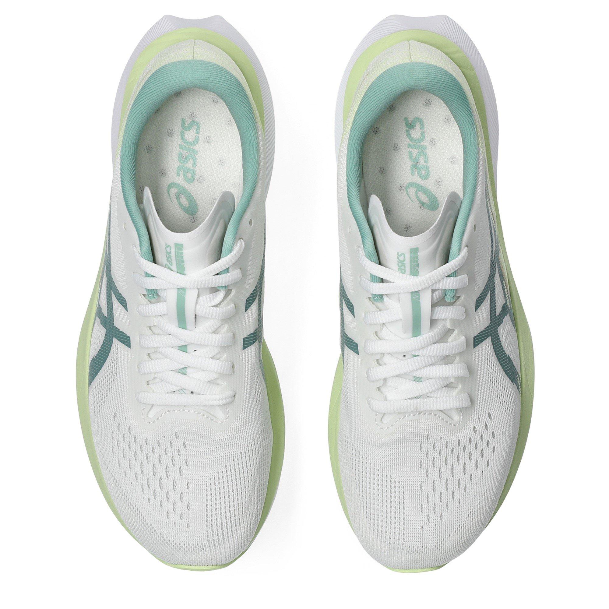 Branco/Celadon - Asics - Magic Speed 4 Trainers Womens - 6