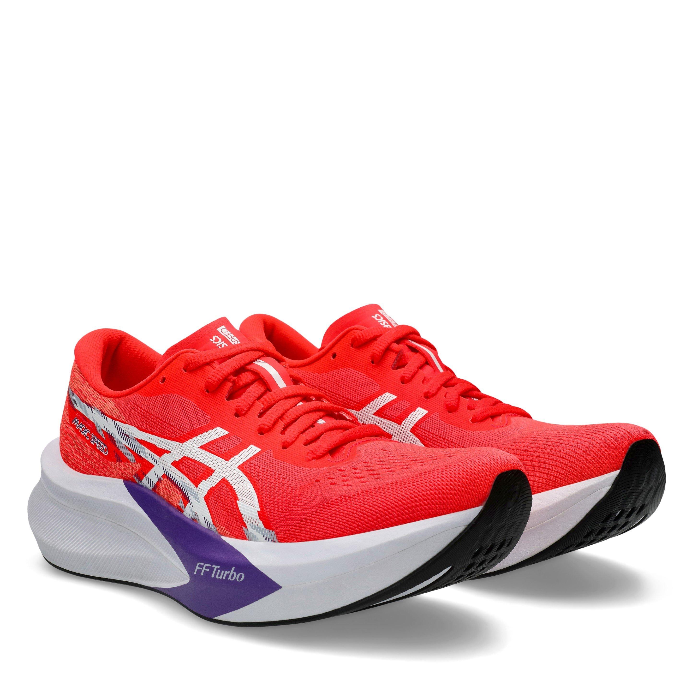 Flash Red - Asics - Magic Speed 4 Trainers Womens - 4