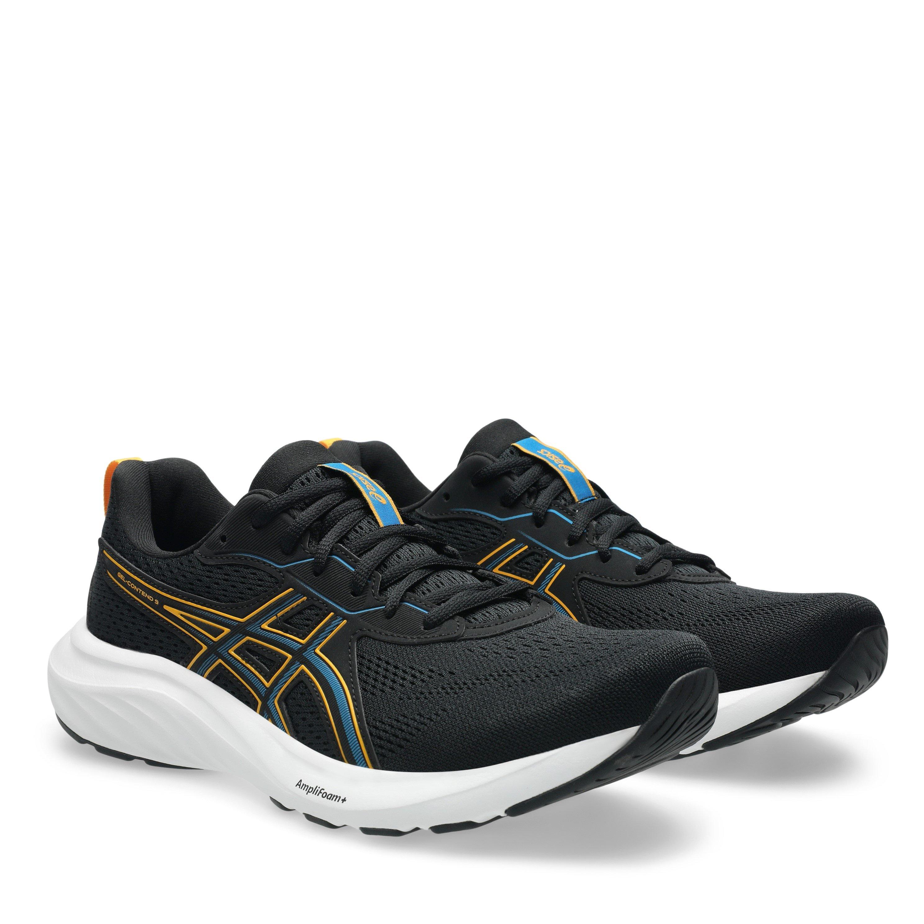 Black/Yamabuki - Asics - Gel-Contend 9 Running Shoes Mens - 4