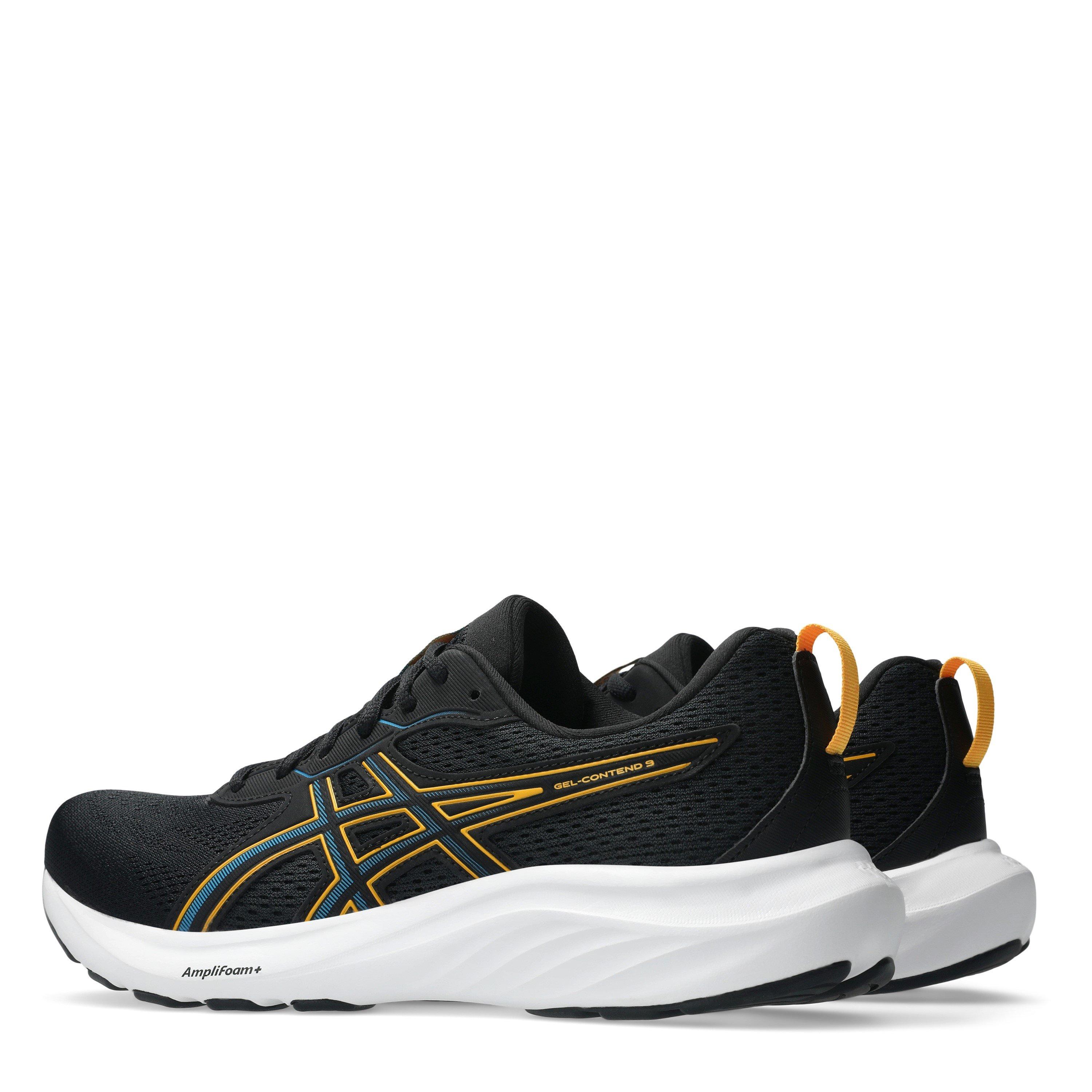 Black/Yamabuki - Asics - Gel-Contend 9 Running Shoes Mens - 5