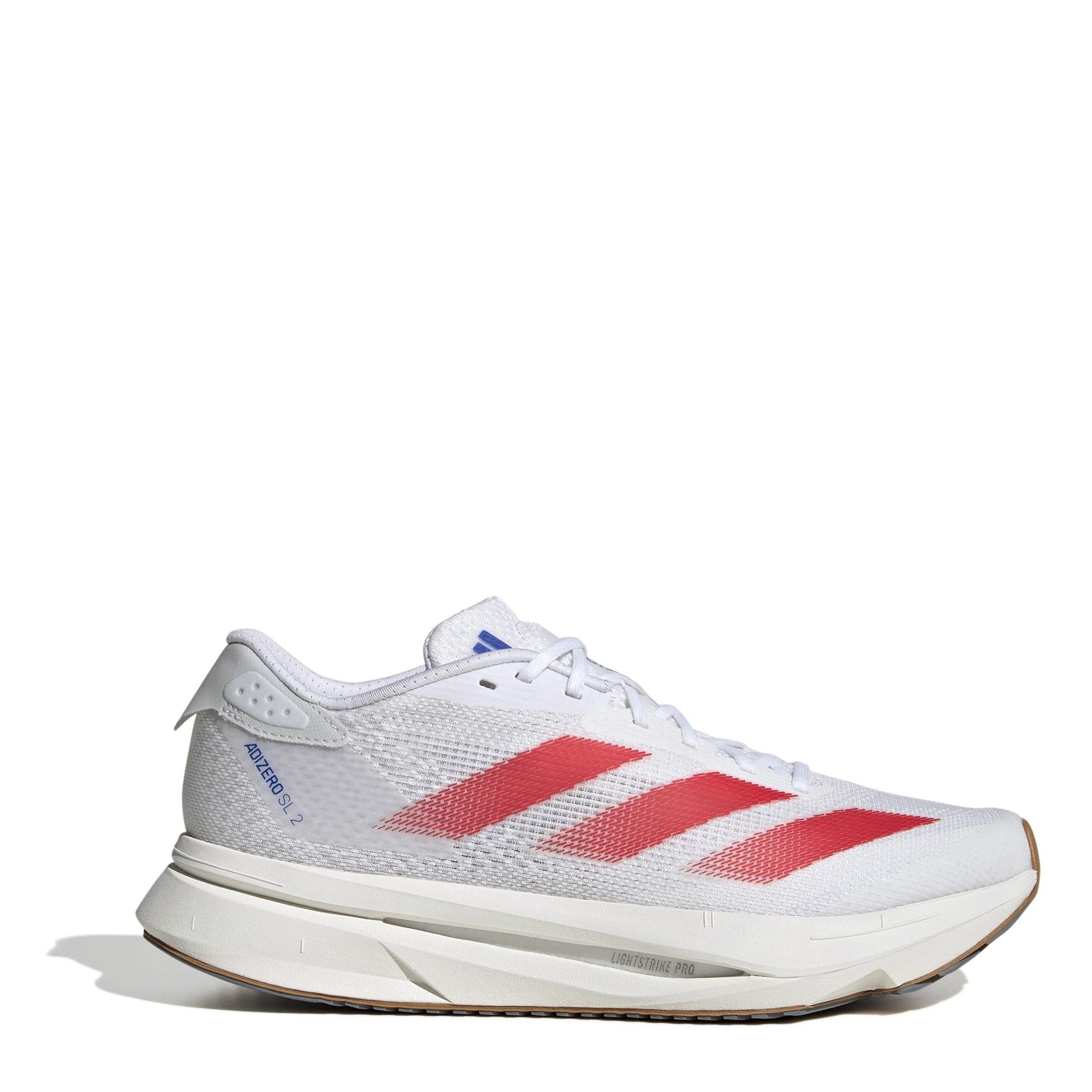 Adidas Women's Adizero Sl2 Running Shoes - White/Red - 3.5 (36)
