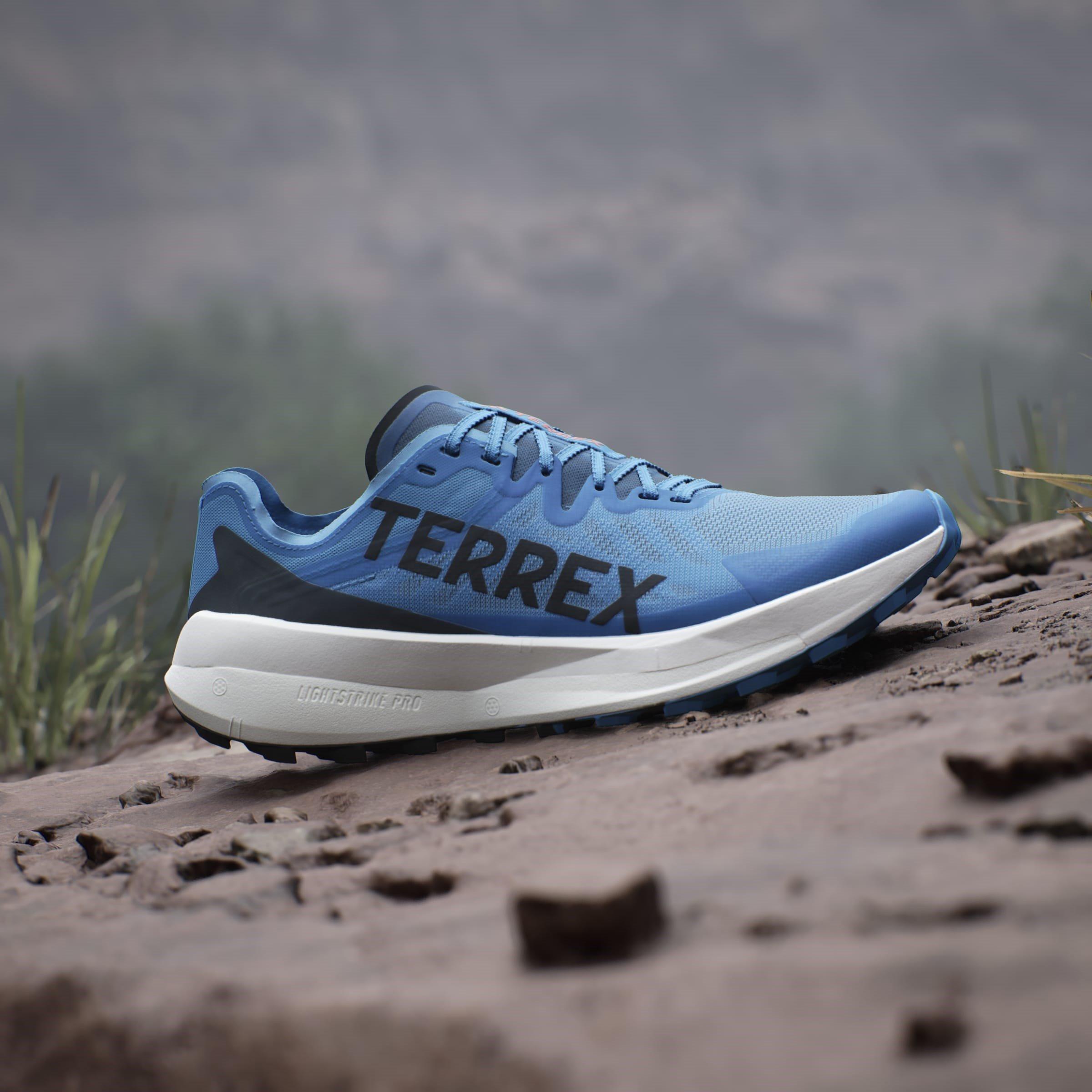 Pulsblau - adidas - Terrex Agravic Speed Trail Running Shoes Mens - 11