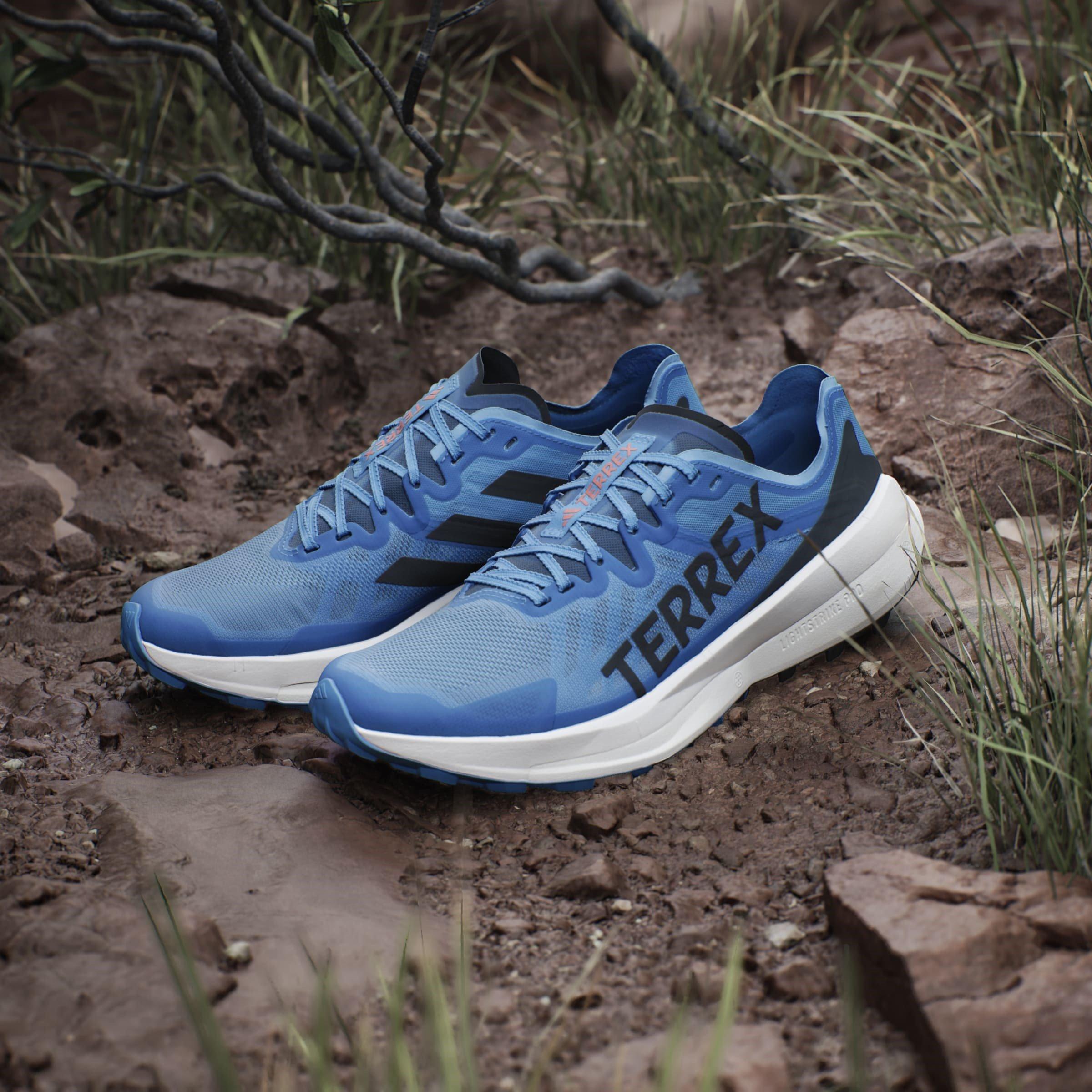 Pulsblau - adidas - Terrex Agravic Speed Trail Running Shoes Mens - 13