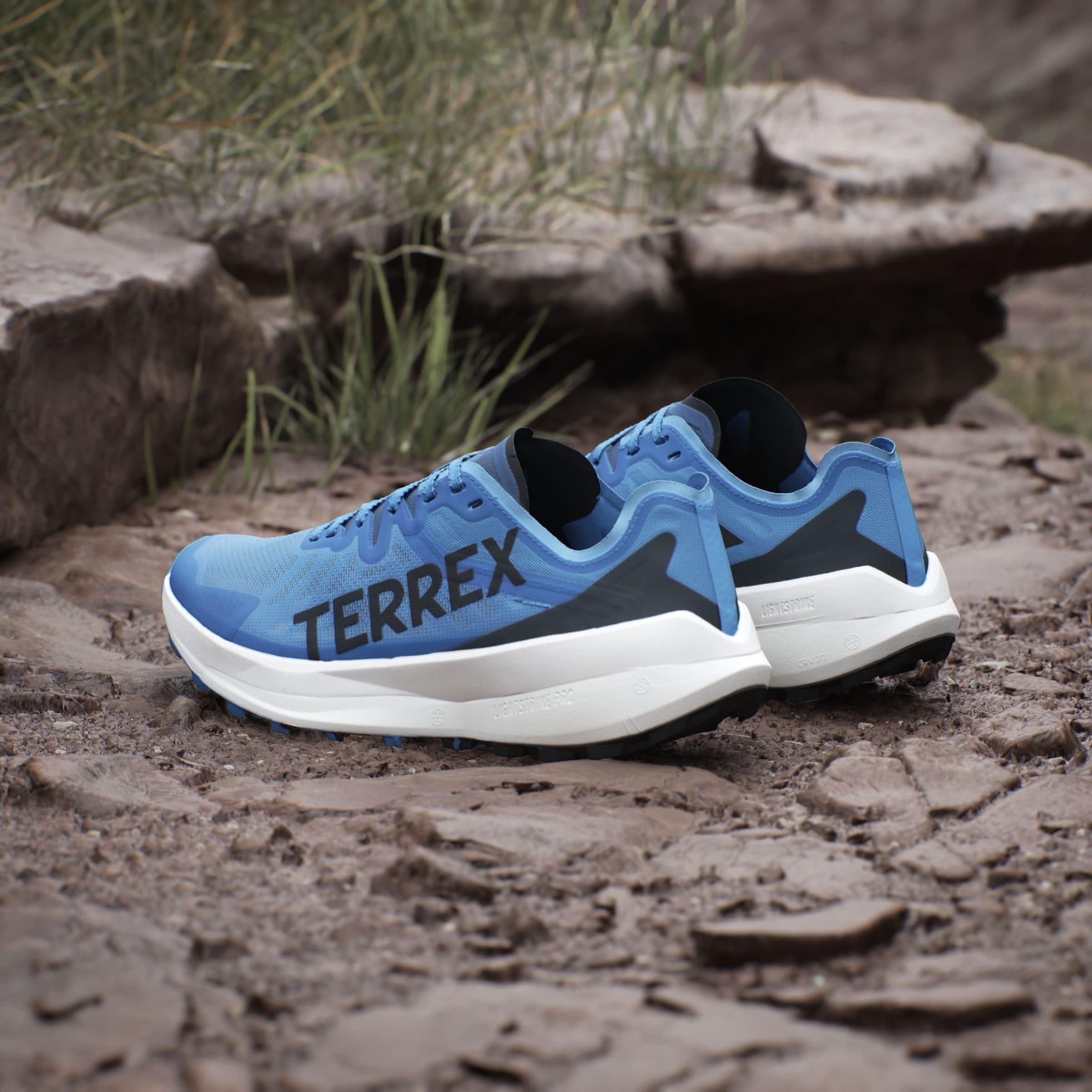 Pulsblau - adidas - Terrex Agravic Speed Trail Running Shoes Mens - 14