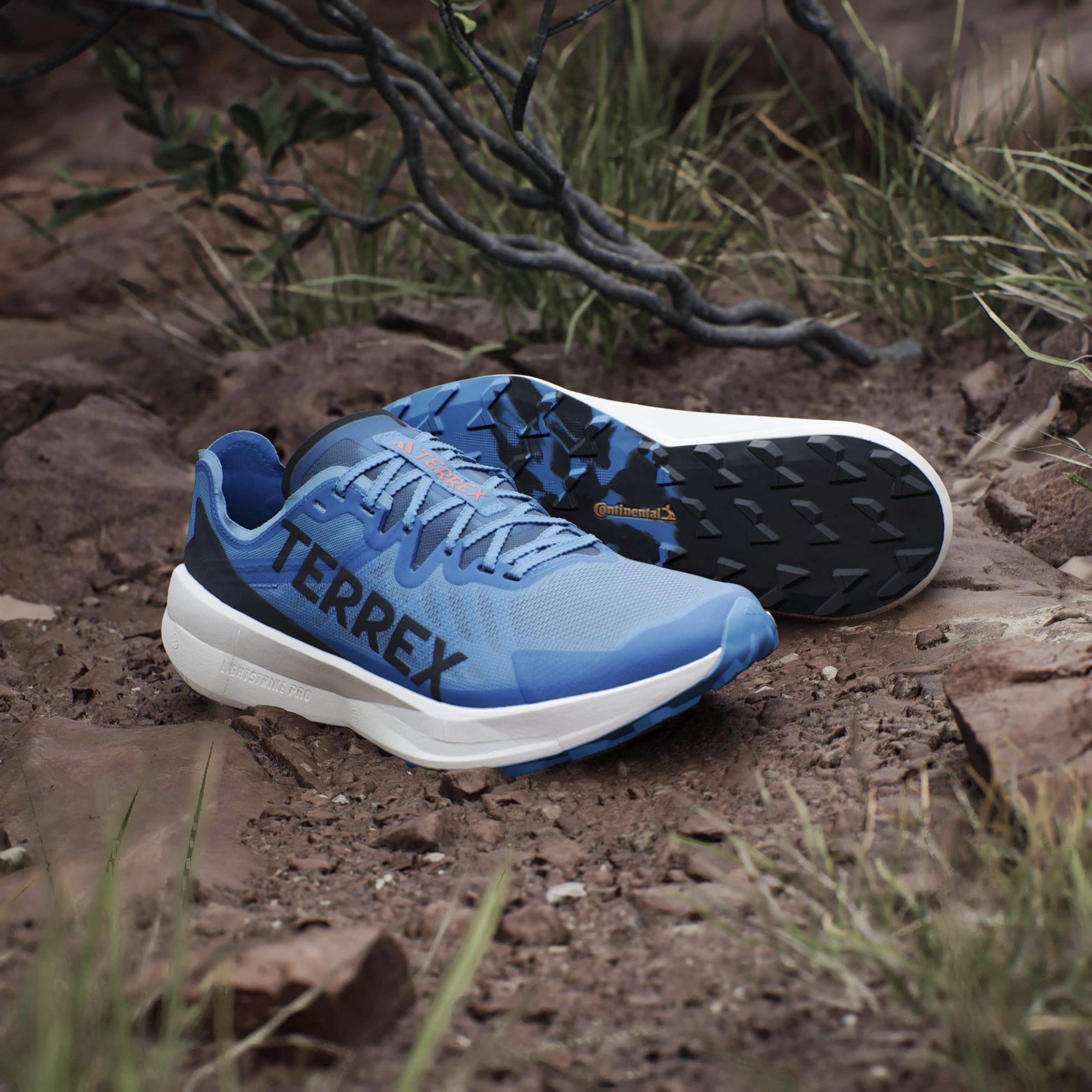 Pulsblau - adidas - Terrex Agravic Speed Trail Running Shoes Mens - 16