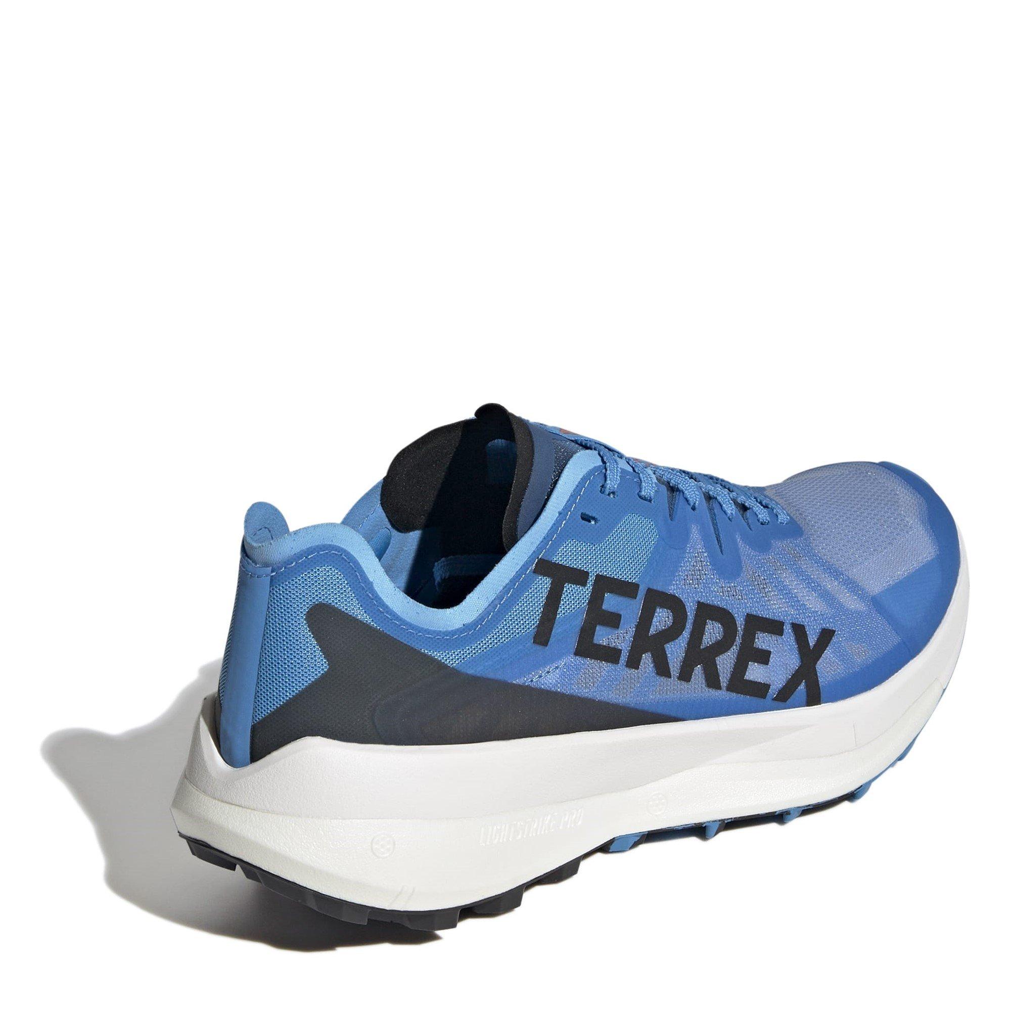 Pulsblau - adidas - Terrex Agravic Speed Trail Running Shoes Mens - 4