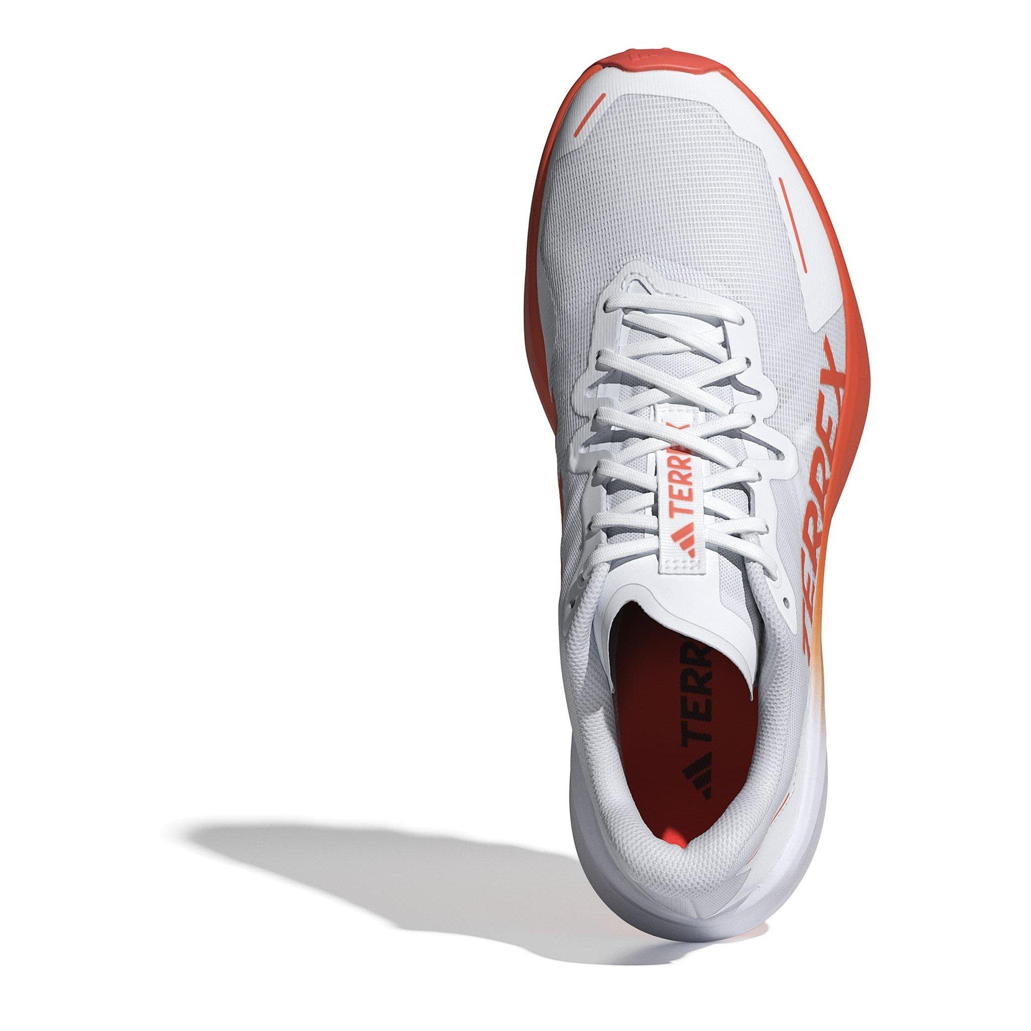 White/Orange - adidas - Terrex Agravic 3 Mens Trail Running Shoes - 5