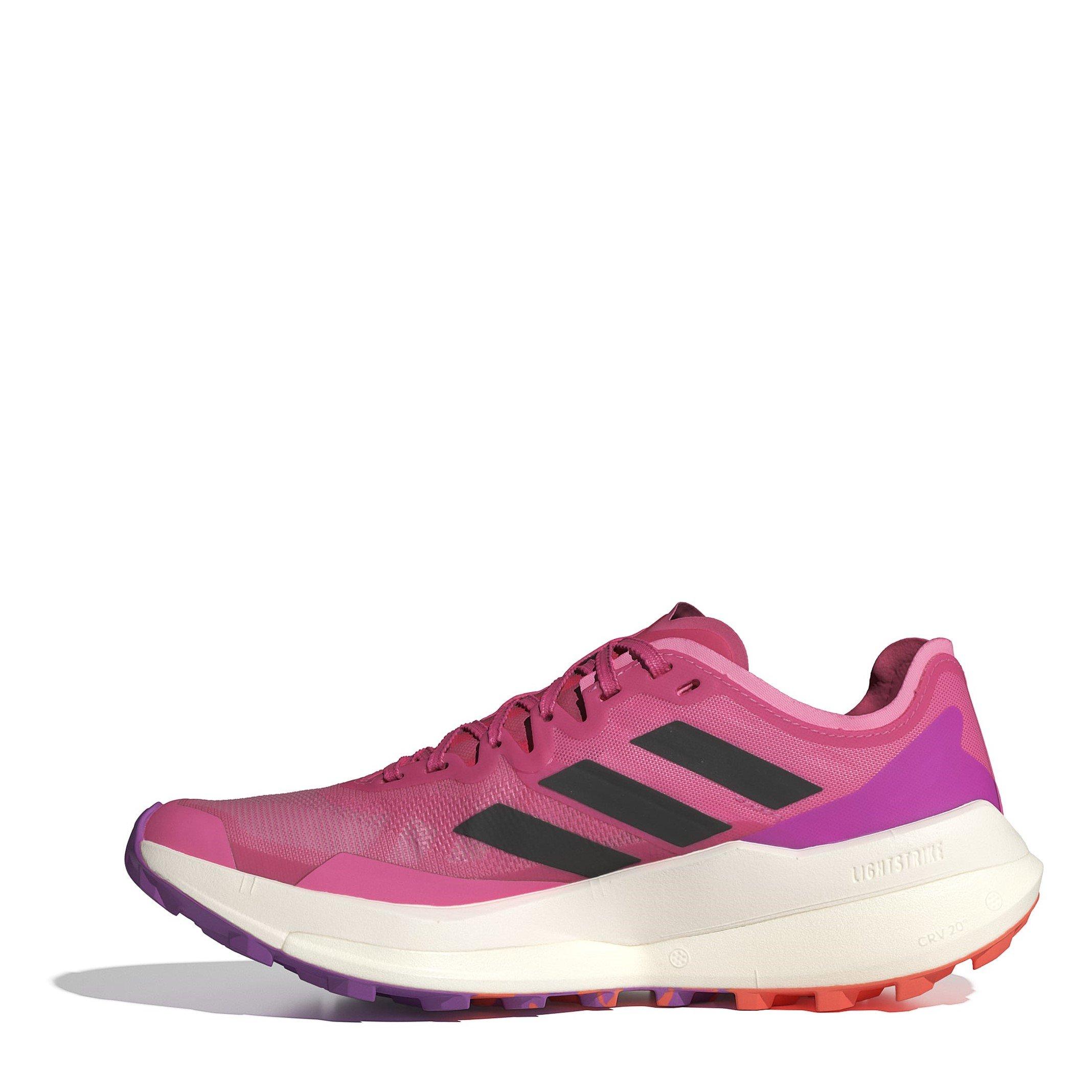 Pink Fusion - adidas - Terrex Agravic Speed Trail Running Shoes Womens - 2