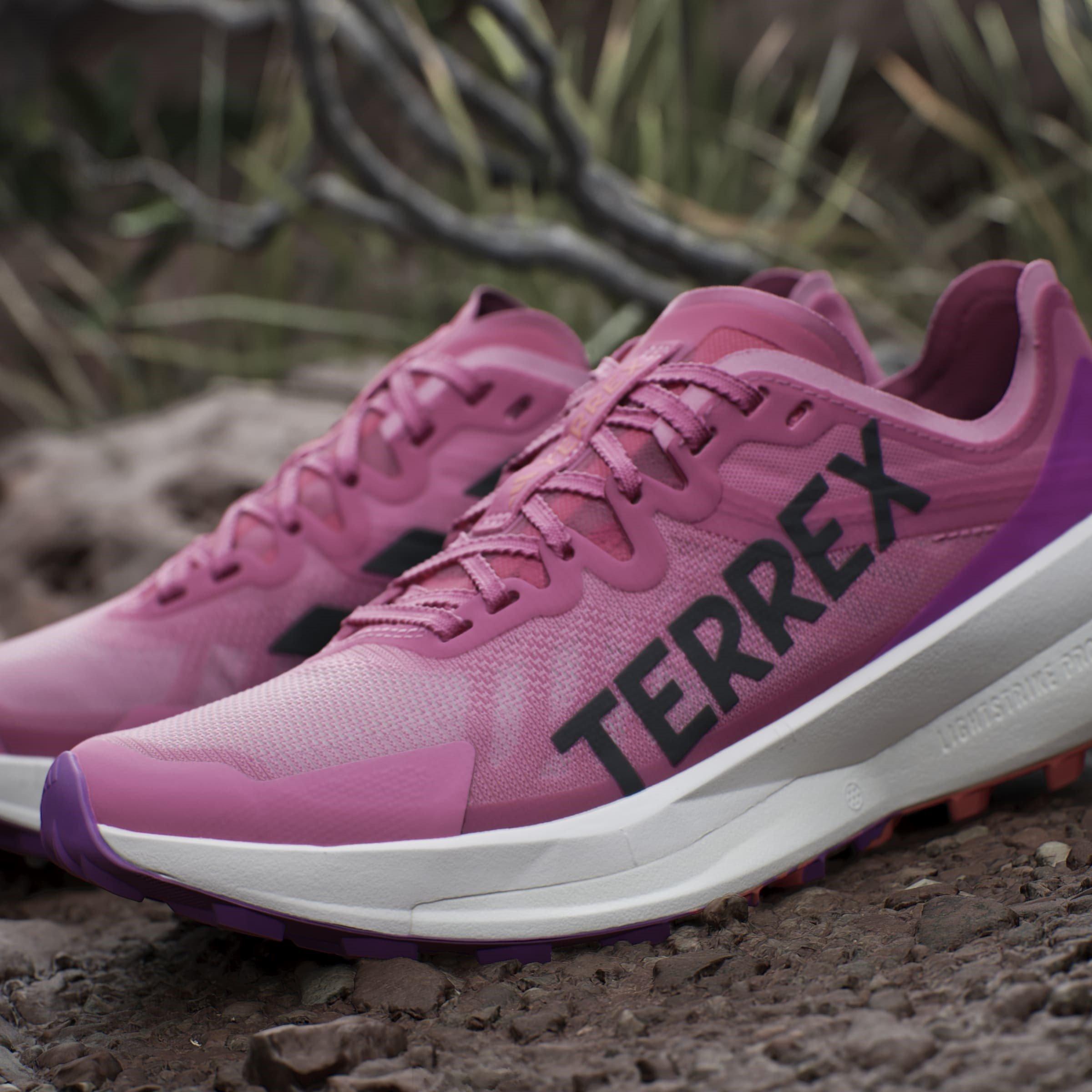 Pink Fusion - adidas - Terrex Agravic Speed Trail Running Shoes Womens - 16