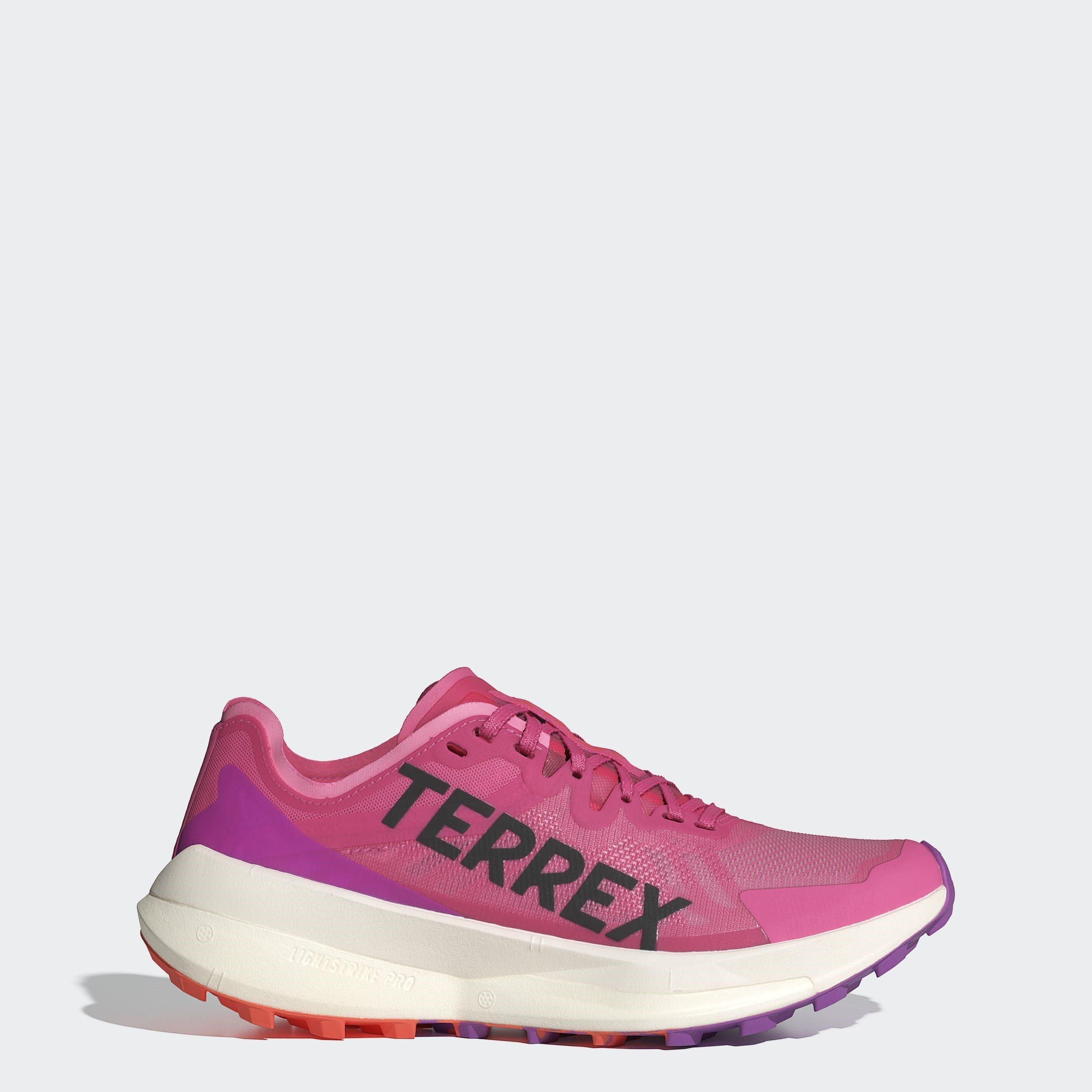 Pink Fusion - adidas - Terrex Agravic Speed Trail Running Shoes Womens - 9
