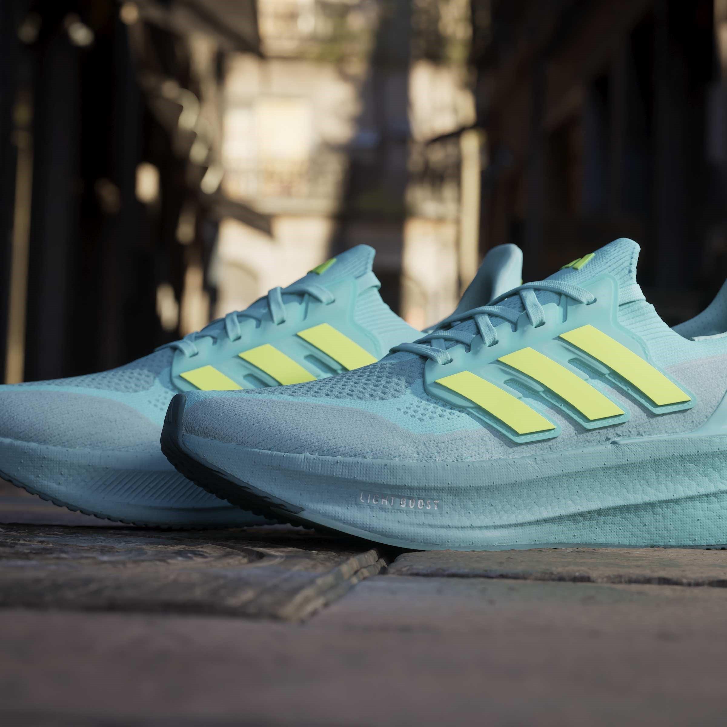 Aqua/Lmn/Mint - adidas - Ultraboost 5 Running Shoes Mens - 16