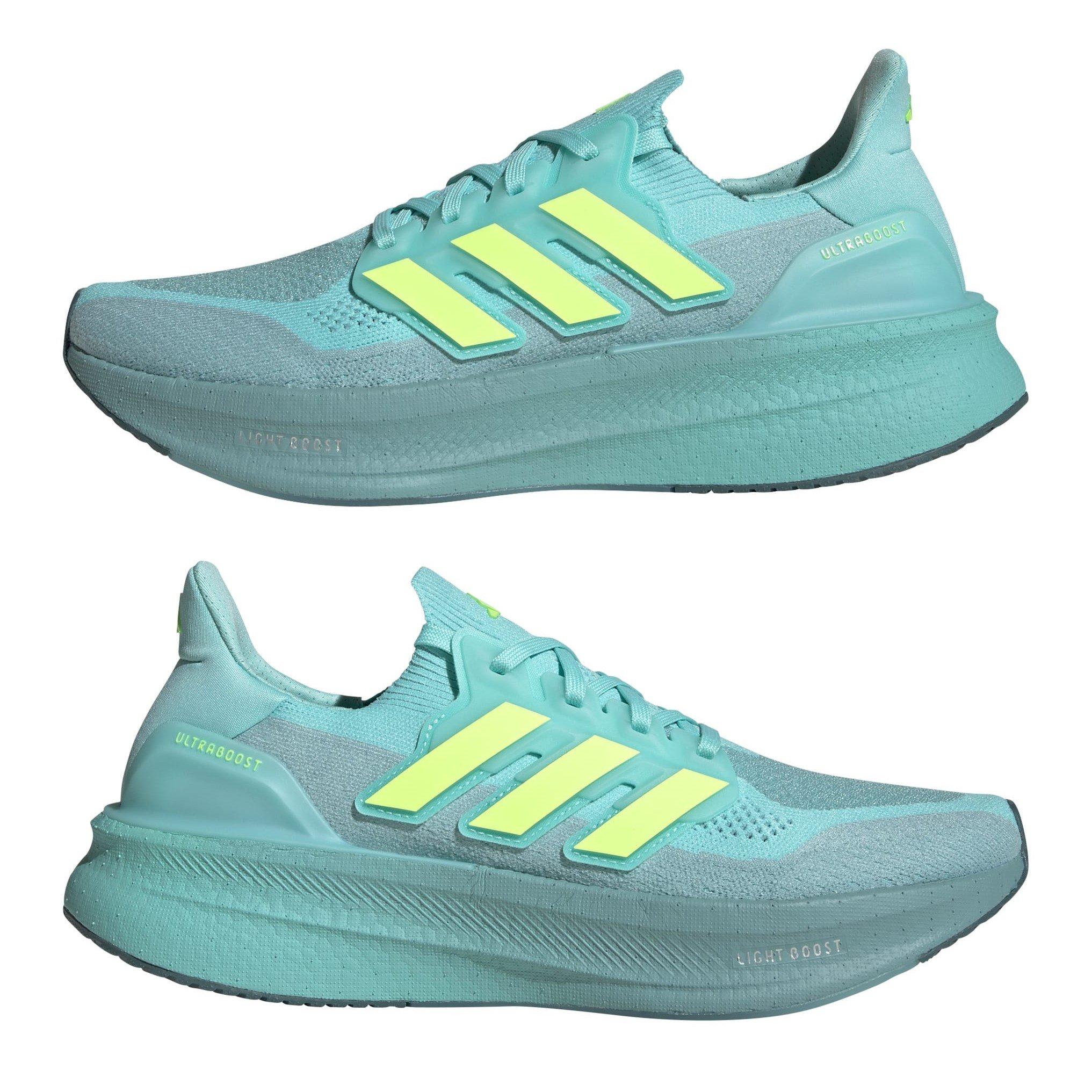 Aqua/Lmn/Mint - adidas - Ultraboost 5 Running Shoes Mens - 9
