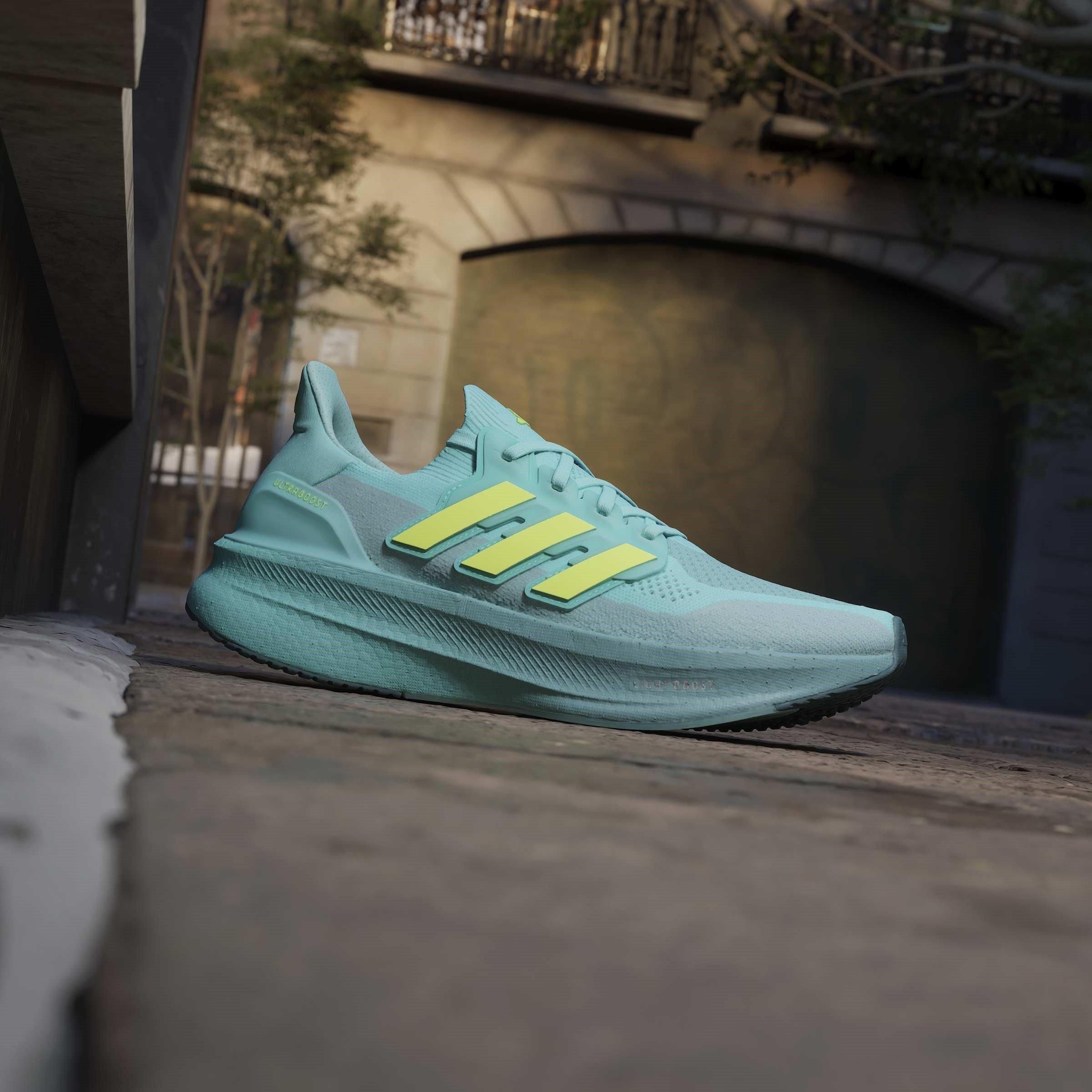 Aqua/Lmn/Mint - adidas - Ultraboost 5 Running Shoes Mens - 10