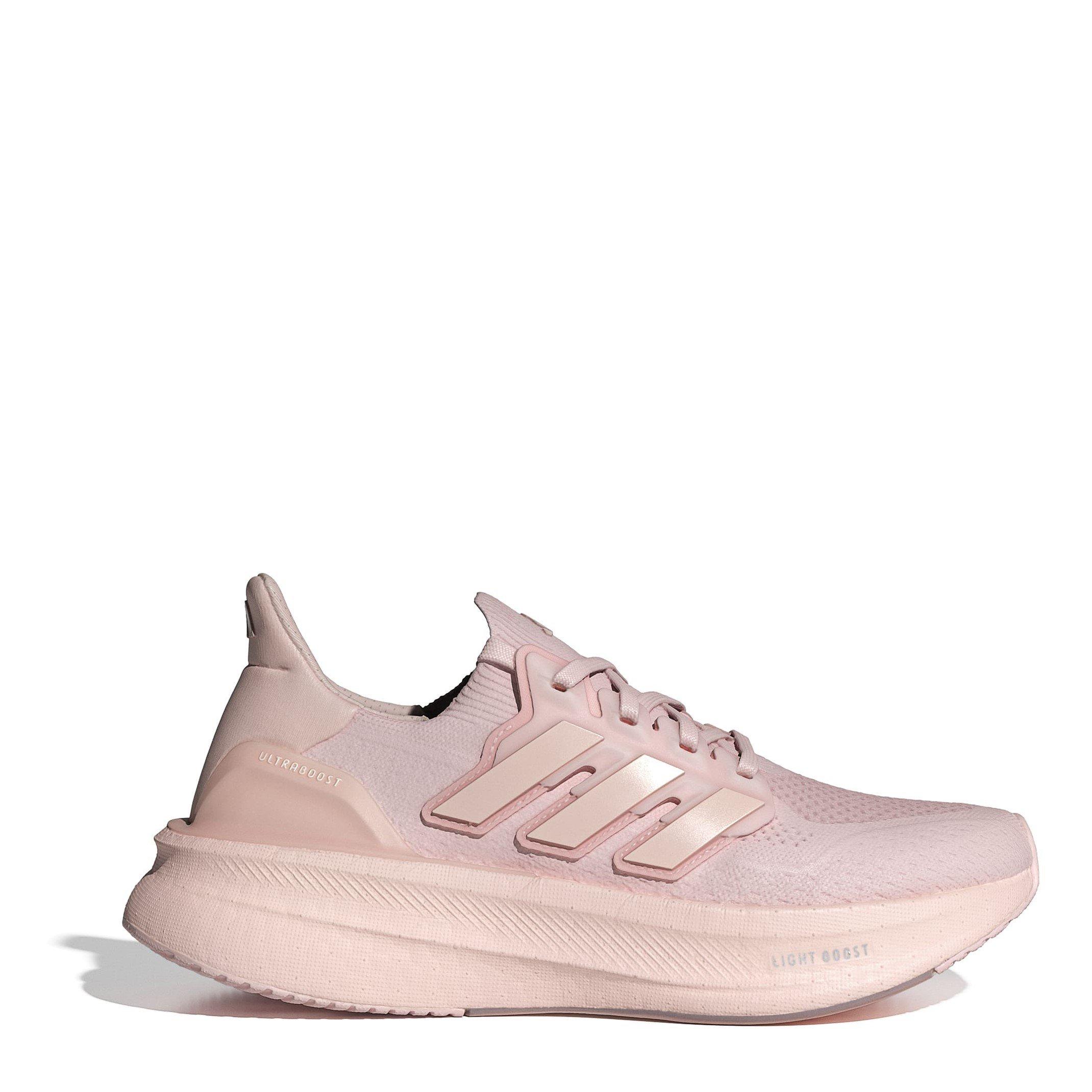 Adidas Women's Ultraboost 5 Running Shoes - Pink/Sandy/Met - 5 (38)