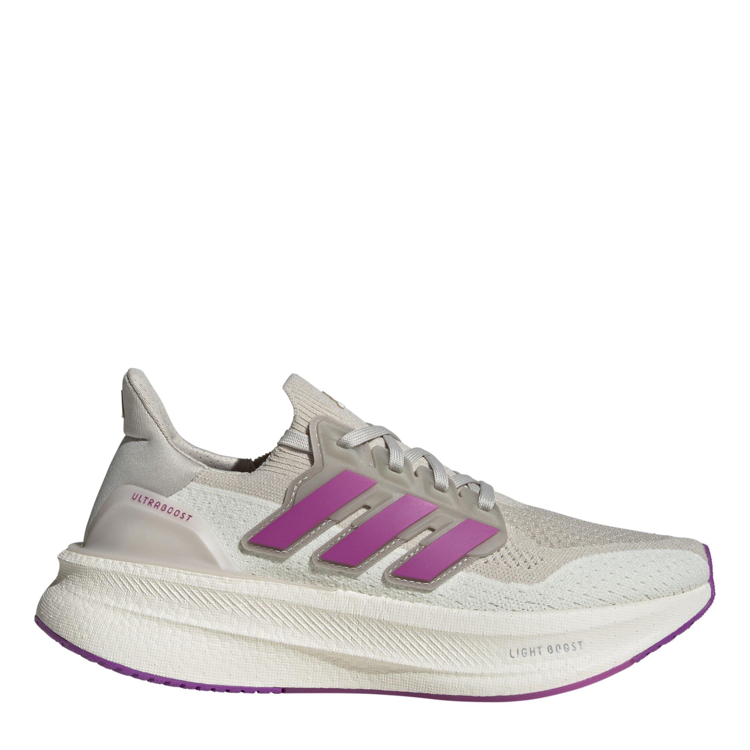 Adidas Women's Ultraboost 5 Running Shoes - Alum/Prple/Ivry - 6 (39.3)