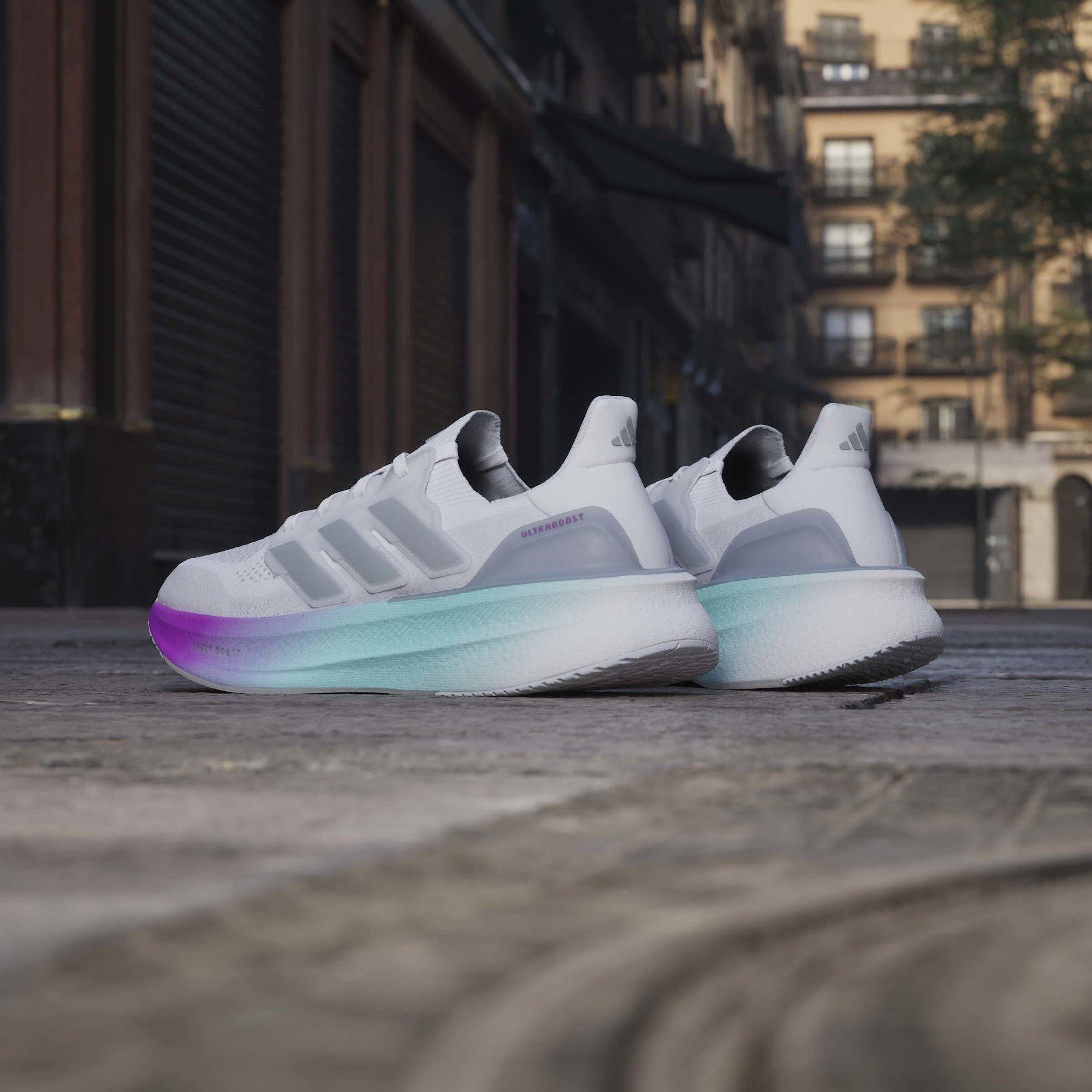 Hvid/Sølv/Lilla - adidas - Ultraboost 5 Running Shoes Womens - 13