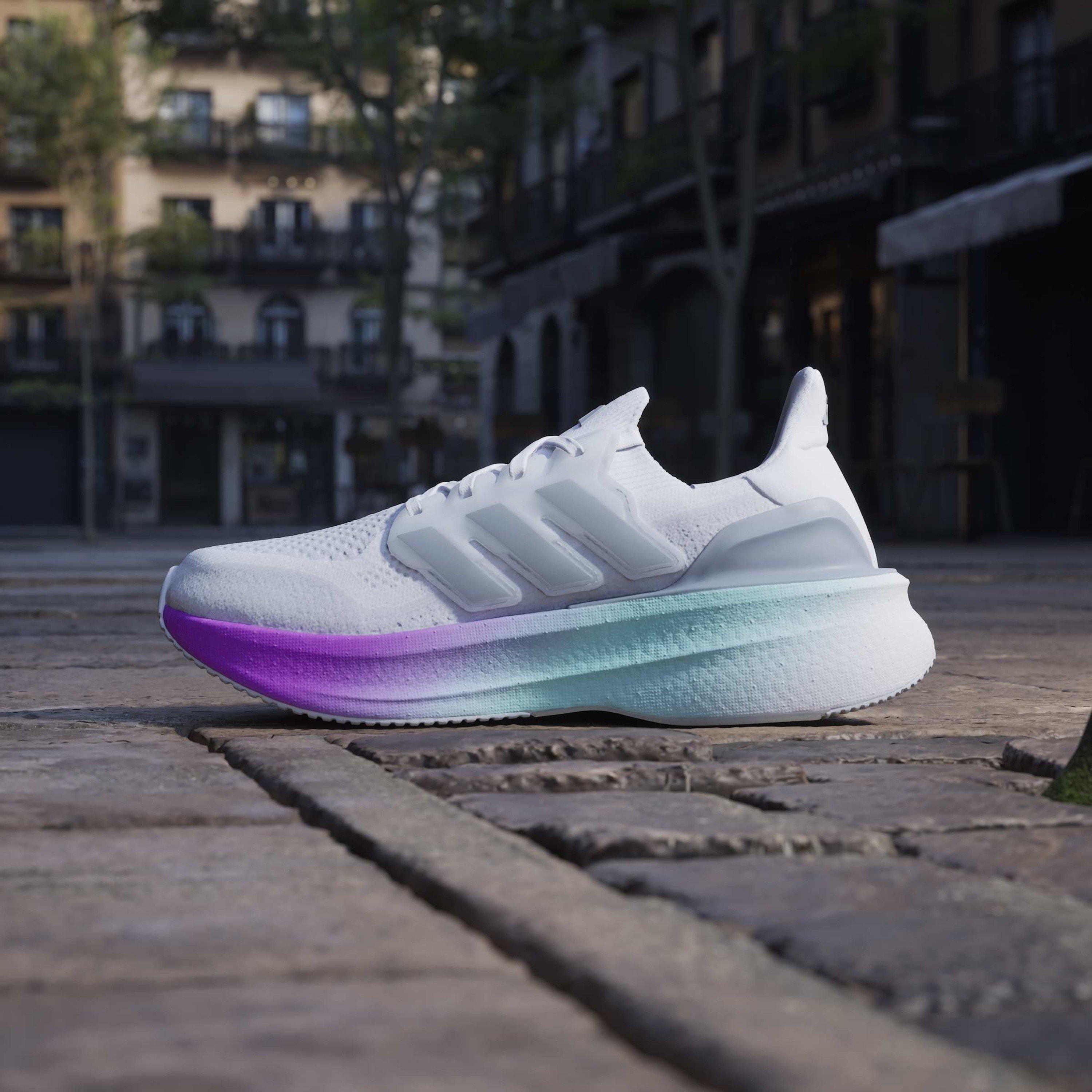 Hvid/Sølv/Lilla - adidas - Ultraboost 5 Running Shoes Womens - 14