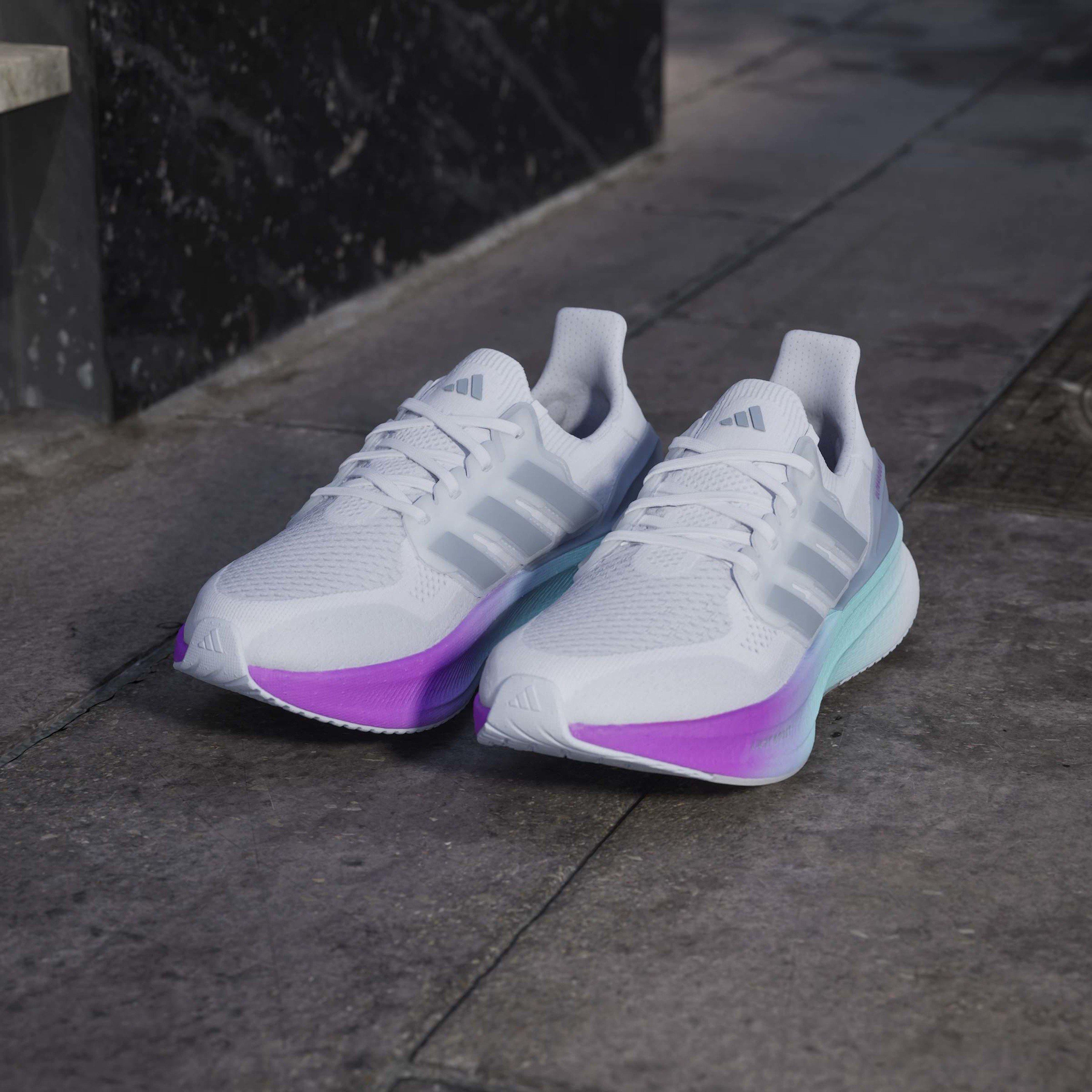 Hvid/Sølv/Lilla - adidas - Ultraboost 5 Running Shoes Womens - 15