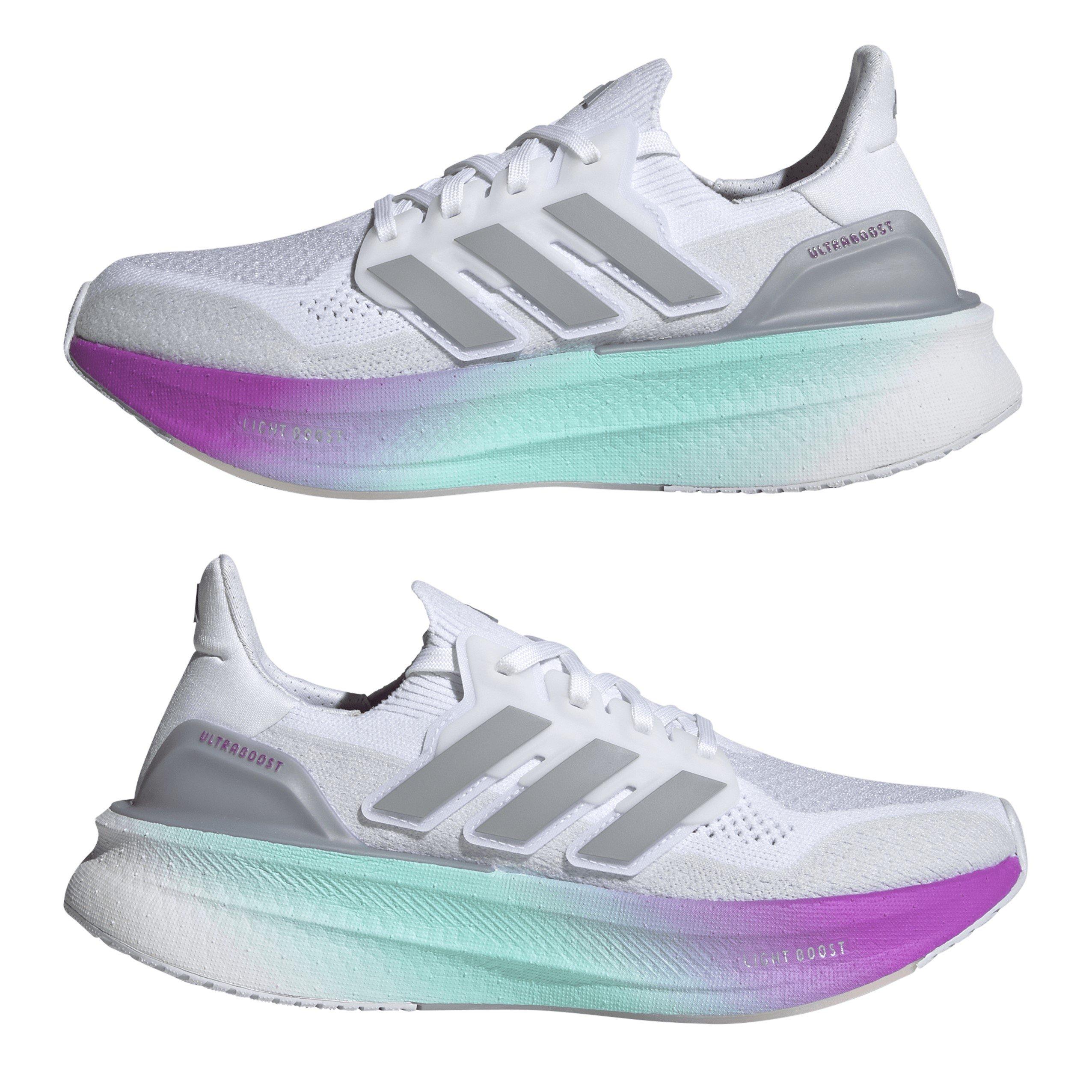 Hvid/Sølv/Lilla - adidas - Ultraboost 5 Running Shoes Womens - 9