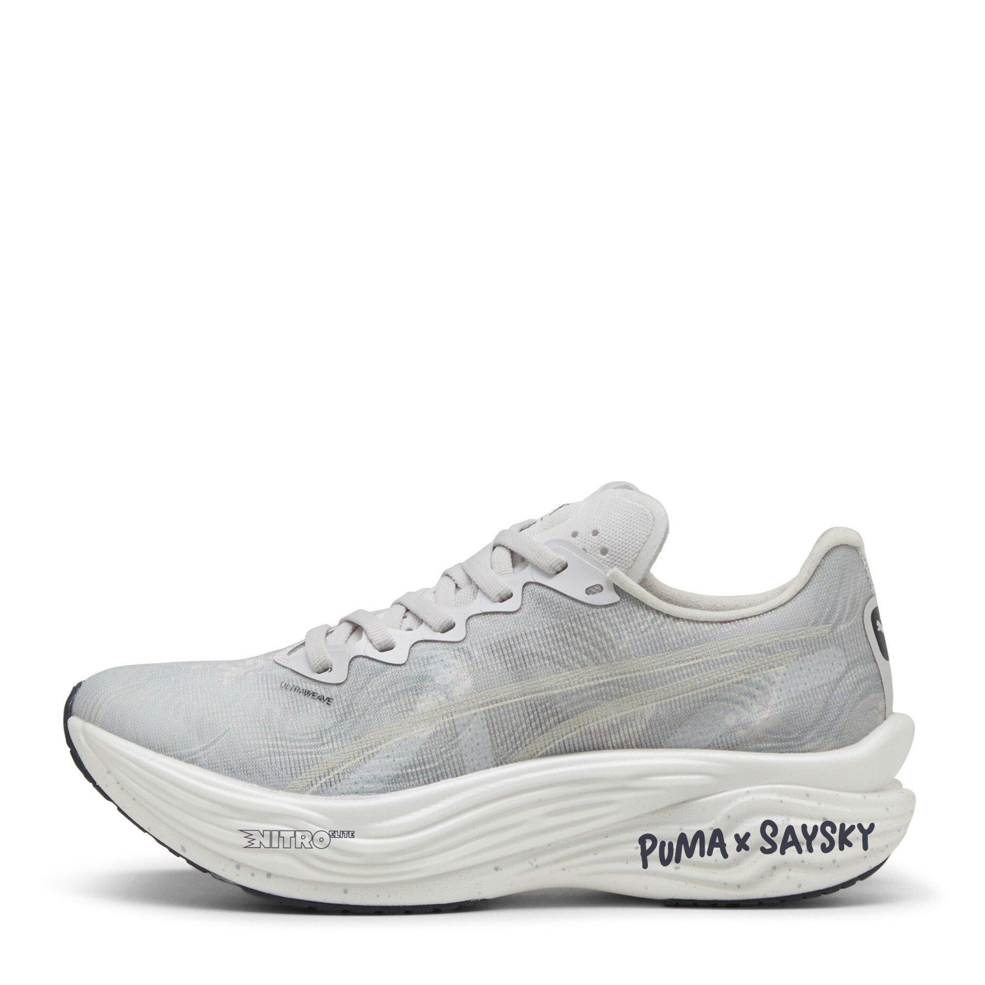 Cool Light Grey - Puma - Puma Deviate Nitro Elite 3 Saysky Wns Road Running Shoes Womens - 2